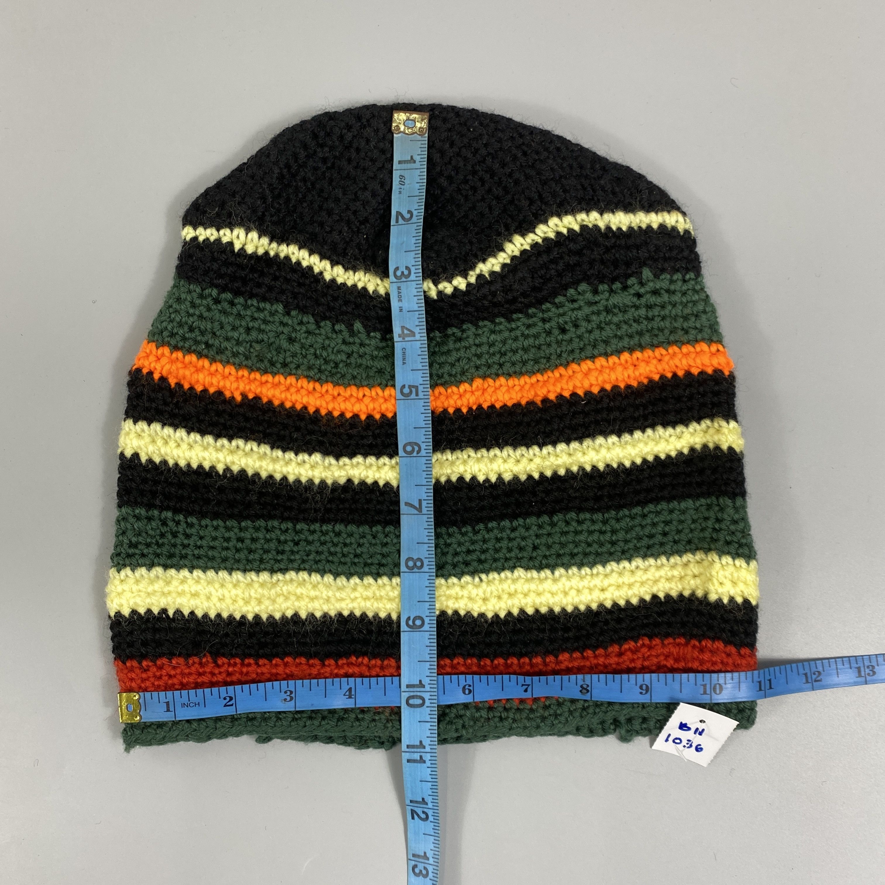 Japanese Brand Vintage Striped Slouchy Beanie Hats -BN1036 Size ONE SIZE - 5 Thumbnail