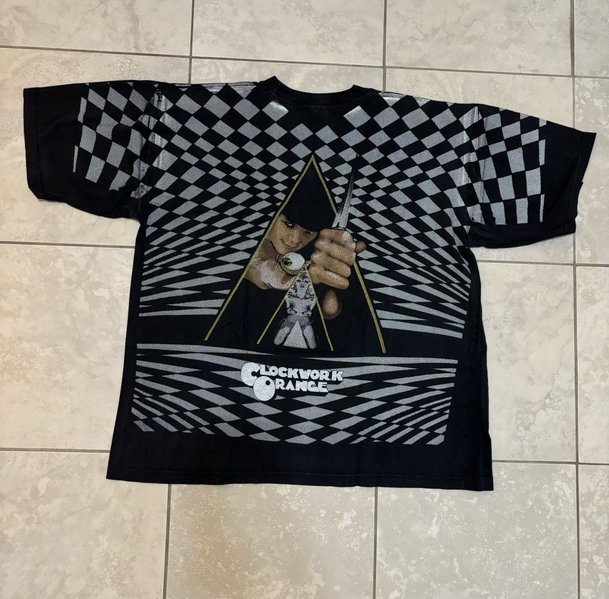 Vintage Rare Vintage Clockwork Orange Alex Stanley Kubrick Movie T Size US XL / EU 56 / 4 - 14 Thumbnail