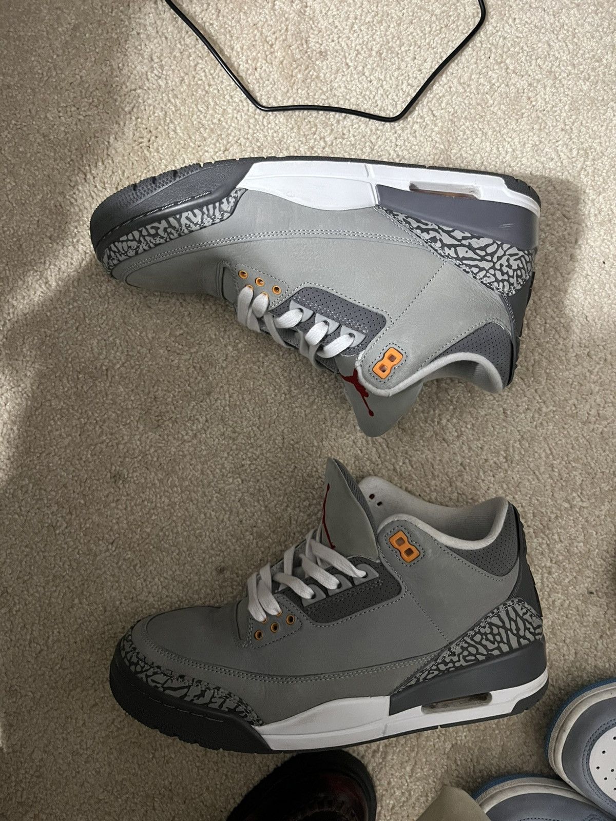 Nike Jordan 3 Retro Cool Grey Size US 9.5 / EU 42-43 - 2 Thumbnail