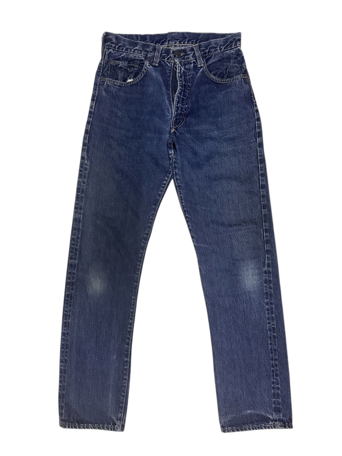 Vintage 🔥TRUE VINTAGE 60s LEVIS CAPITAL E SELVEDGE BUTTON “K”🔥 Size US 28 / EU 44 - 2 Thumbnail