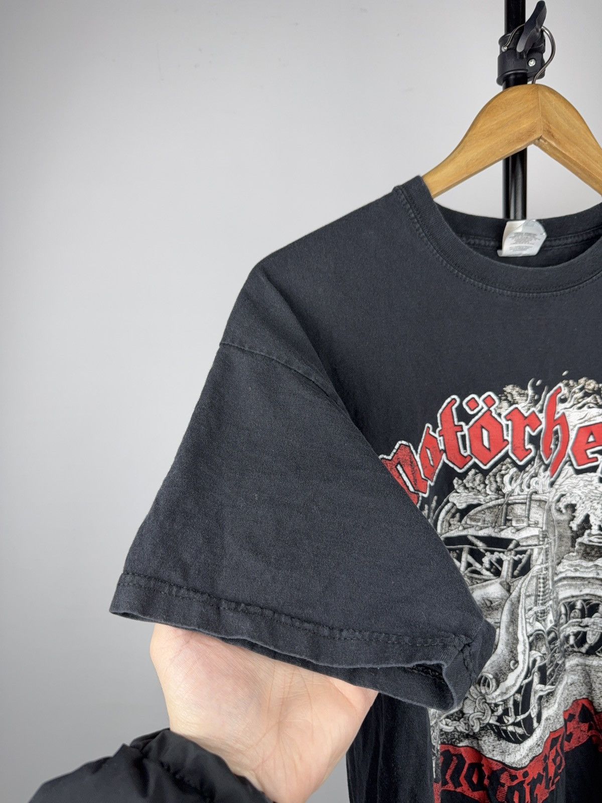 Band Tees 2017 Motorhead Vintage 00s Rock Band Graphic Black T-Shirt Size US L / EU 52-54 / 3 - 8 Thumbnail