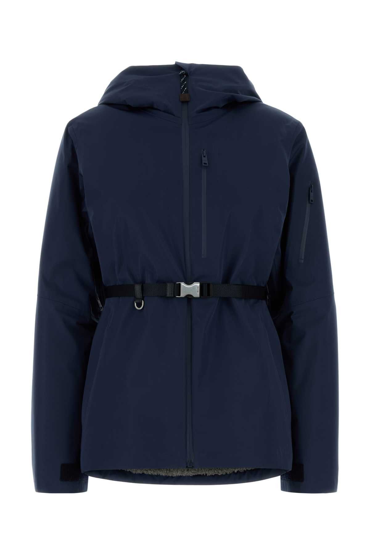 Prada Blue Tech Fabric Jacket Size M / US 6-8 / IT 42-44 - 1 Thumbnail