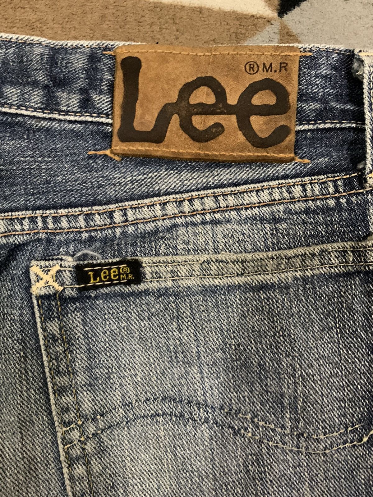 Lee Vintage Lee Cowboy Sanforized Distressed Flared Jeans Size US 31 - 14 Thumbnail
