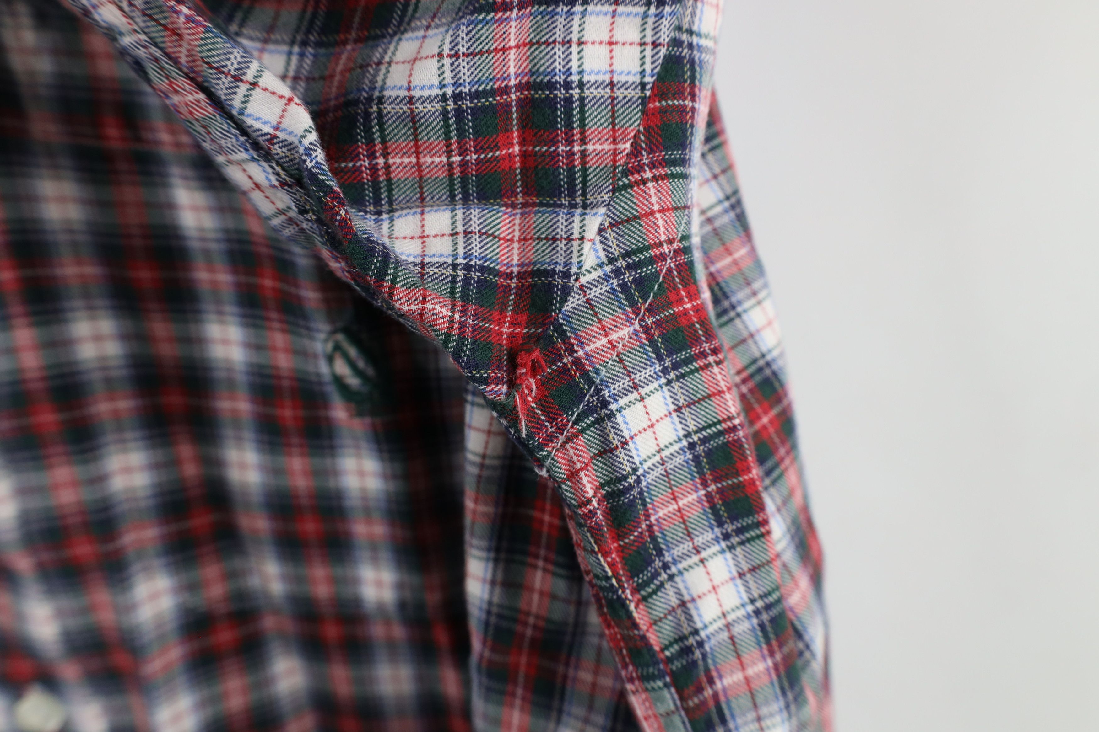 Nautica × Vintage Vintage 90s Nautica Flannel Collared Button Down Shirt Size US M / EU 48-50 / 2 - 6 Thumbnail