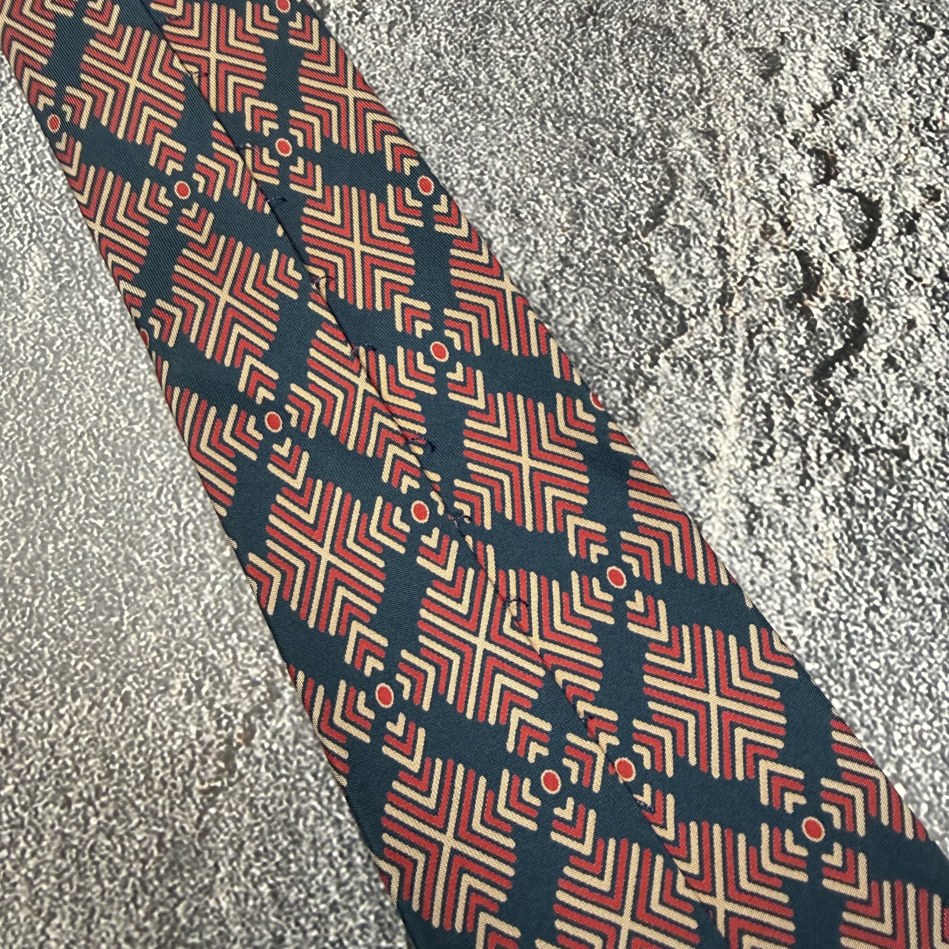Hermes Hermes Silk Tie Very Vintage 527 IA Size ONE SIZE - 4 Thumbnail