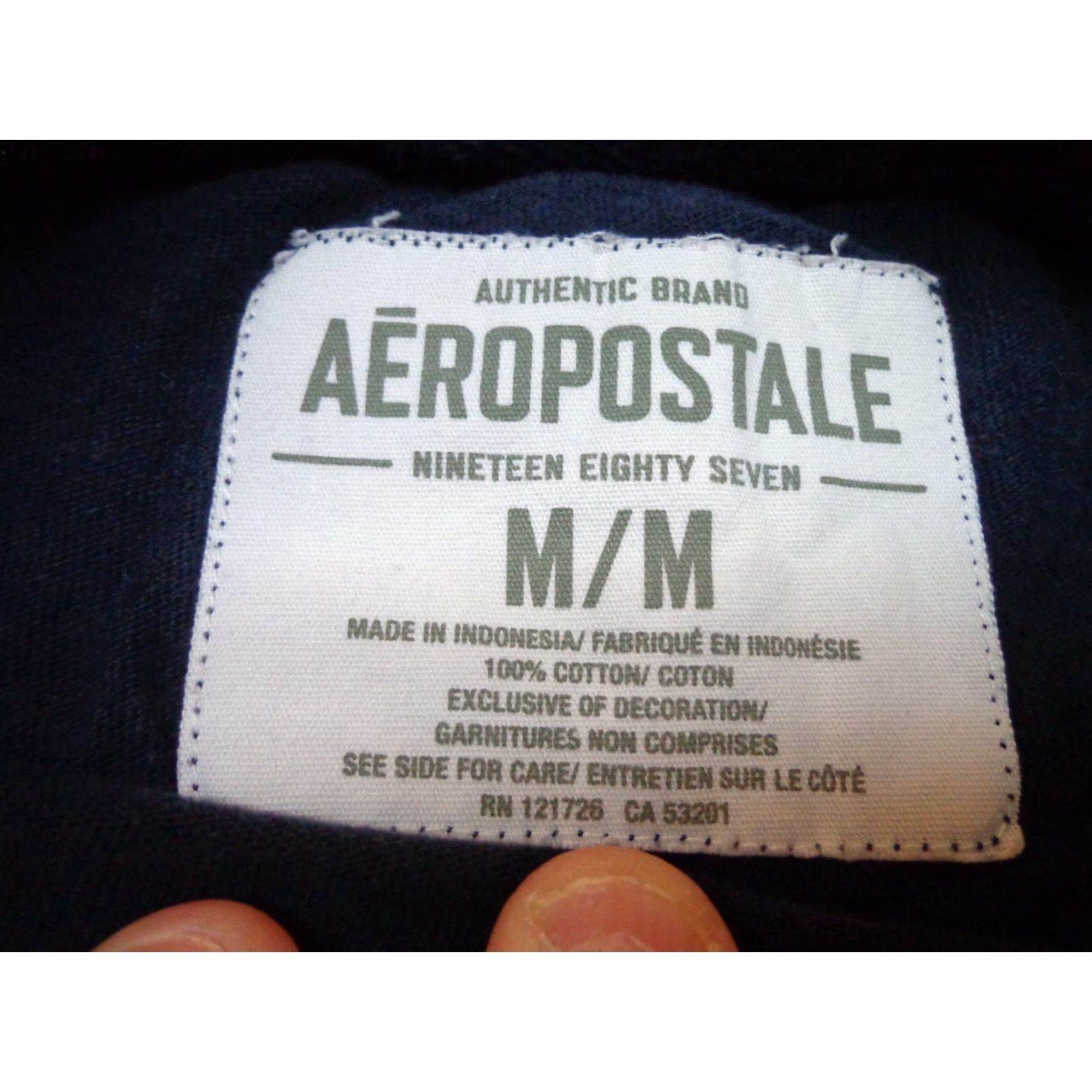 Aeropostale Aeropostale T Shirt Aero NY Athl. Dept Size Medium Blue Crew Neck Short Sleeve Mens Regular Cotton 87 Aero NYC 87 Size US M / EU 48-50 / 2 - 3 Thumbnail