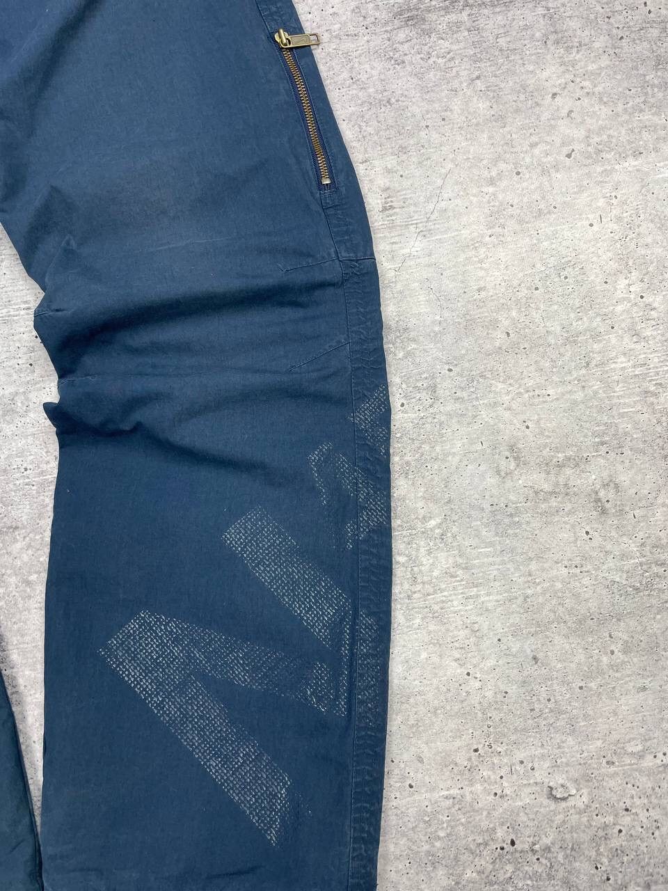 Nike × Vintage Vintage Nike Y2K Style Big Logo Swoosh Drill Nylon Pants Size US 32 / EU 48 - 8 Thumbnail