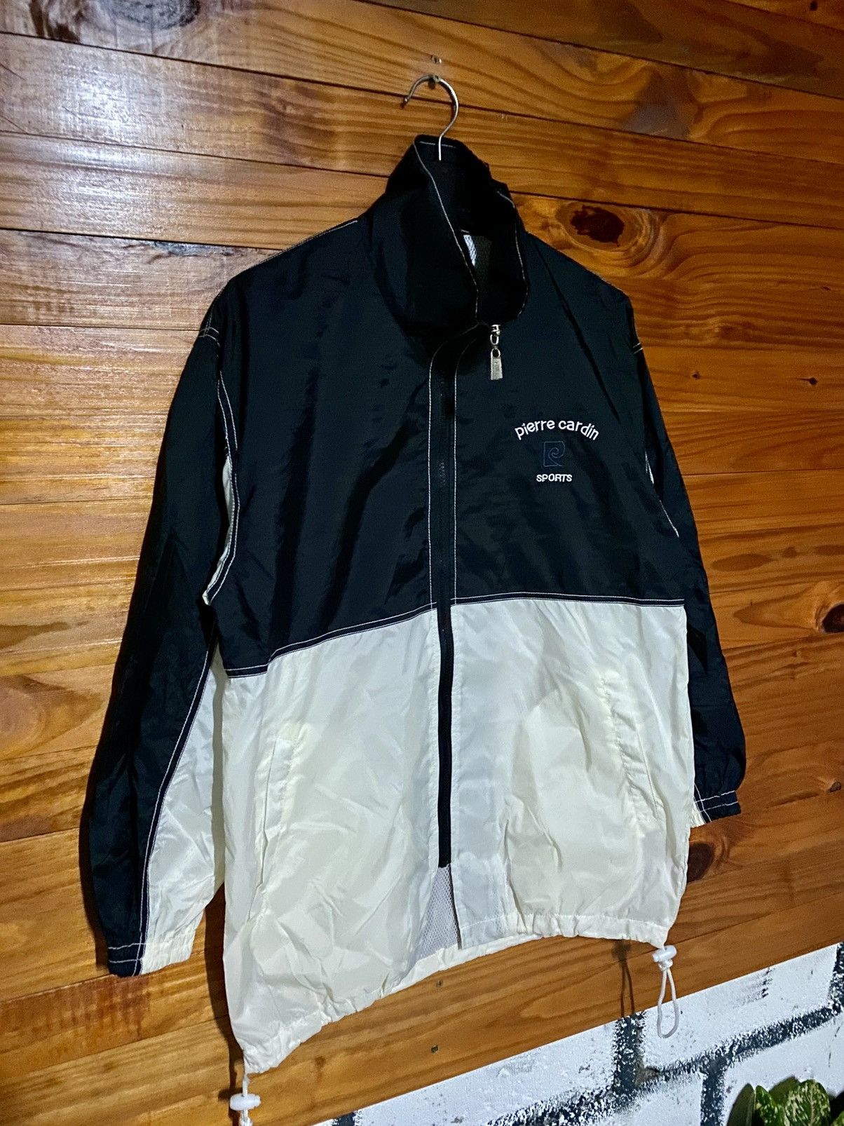 Pierre Cardin Vintage Pierre Cardin Sports 2Tone Nylon Windbreaker Jacket Size US M / EU 48-50 / 2 - 5 Thumbnail