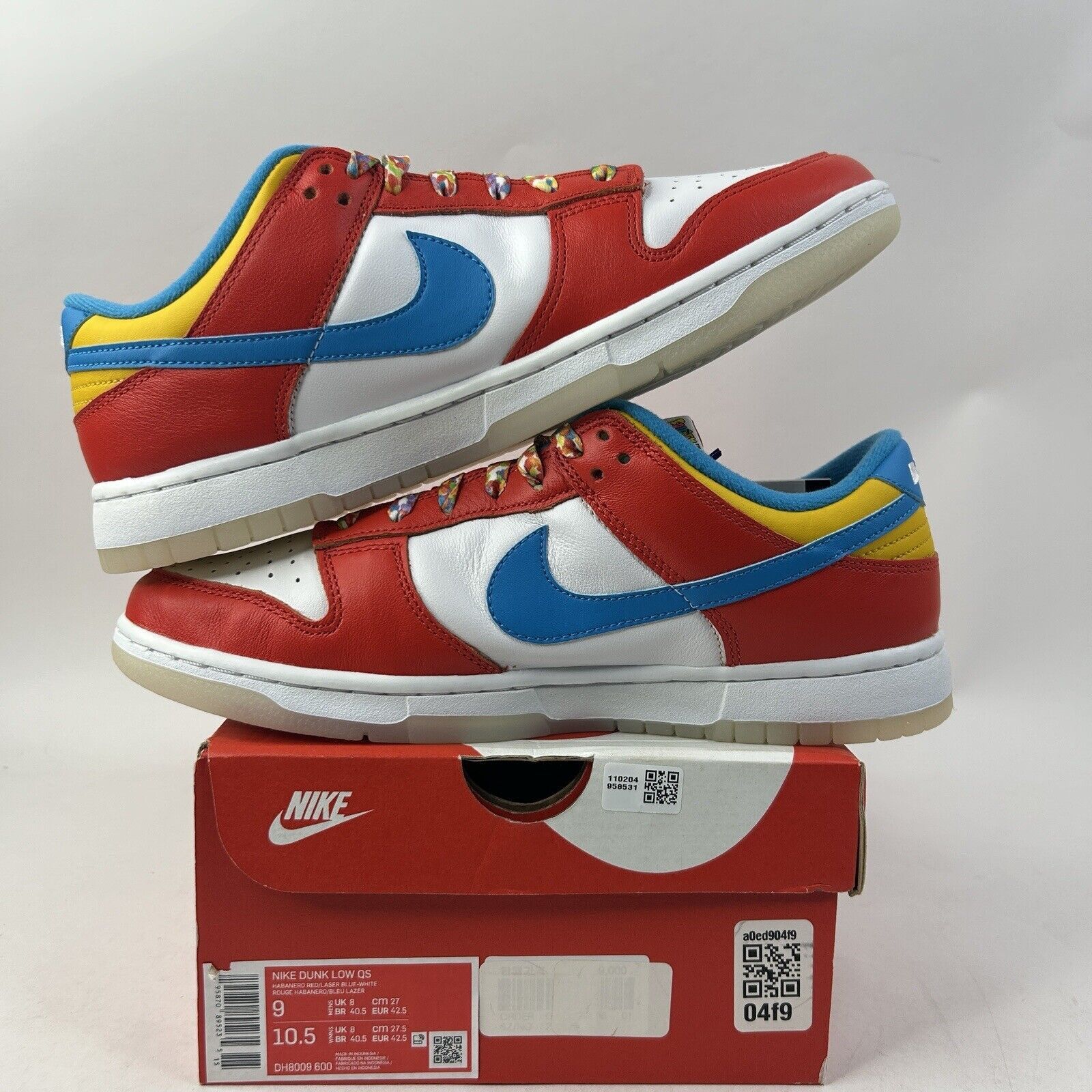 Nike Nike Dunk Low QS Lebron x “Fruity Pebbles” 2024 Size US 9 / EU 42 - 3 Thumbnail