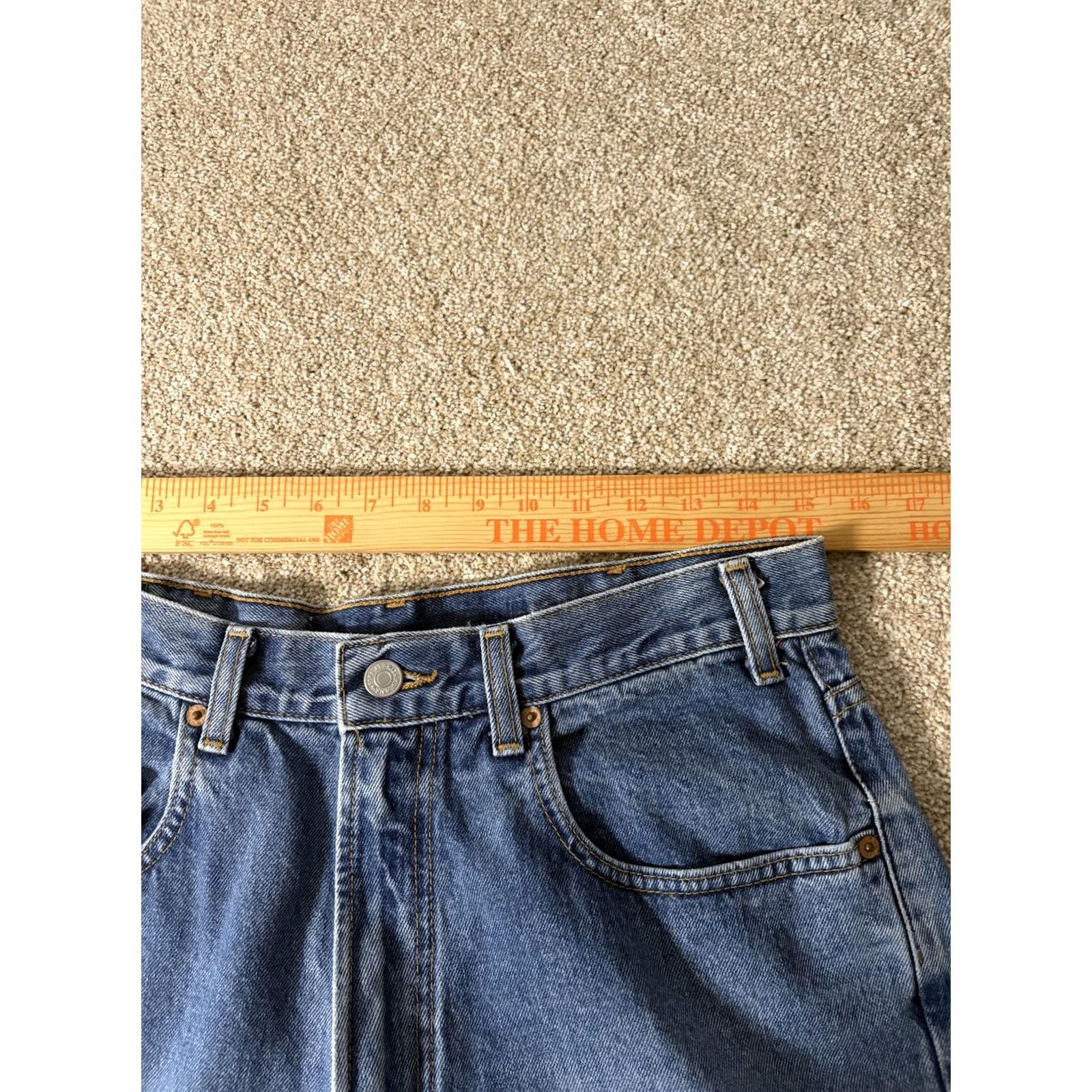 Gap VINTAGE Gap Blue Jeans Mens 34x30 Denim Straight Leg Regular Fit 90s Blue Jeans Pocket Logo Size US 34 / EU 50 - 4 Thumbnail