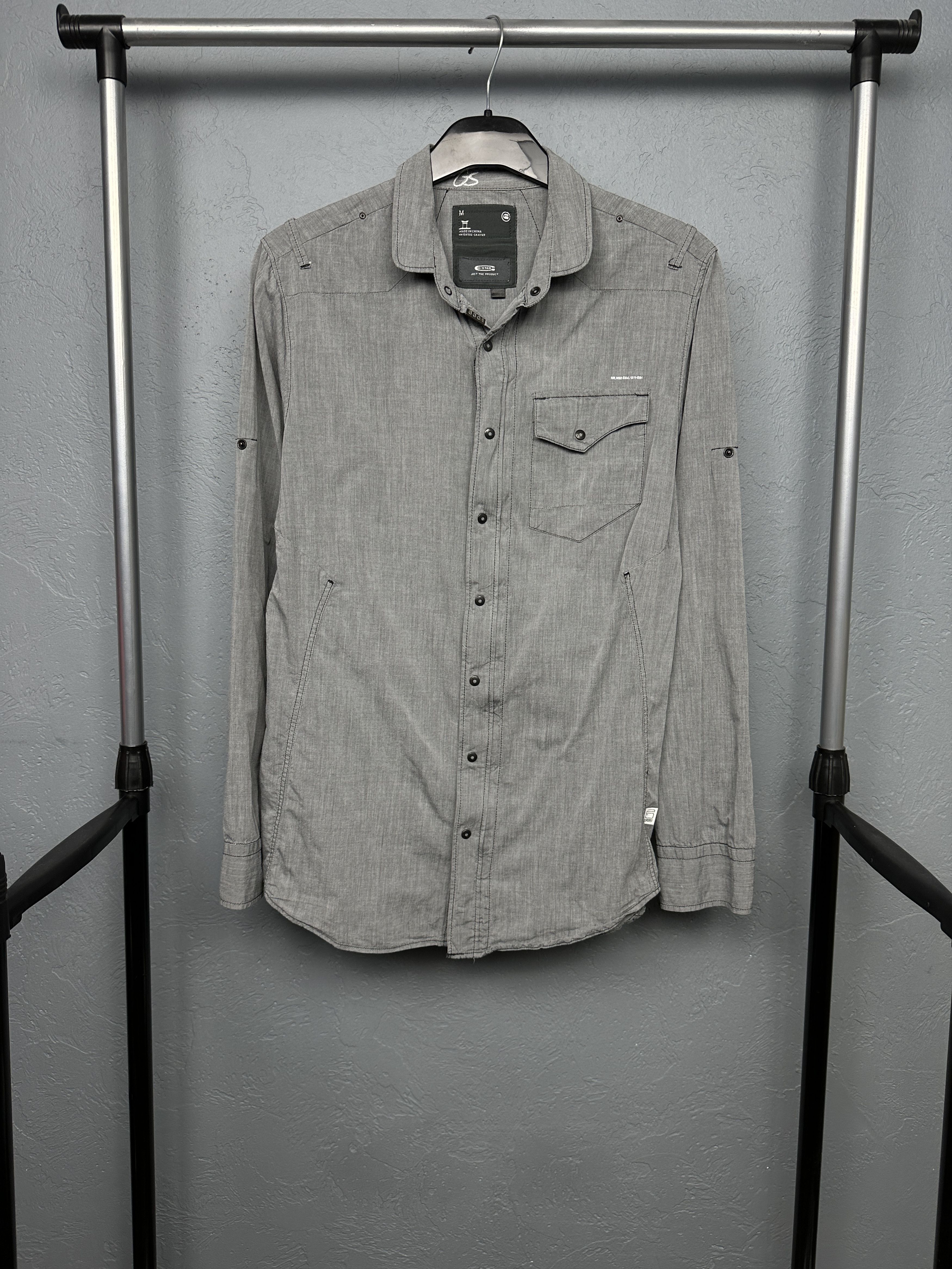 G-Star G Star Raw Mens Long Sleeve Shirt Size US M / EU 48-50 / 2 - 1 Thumbnail