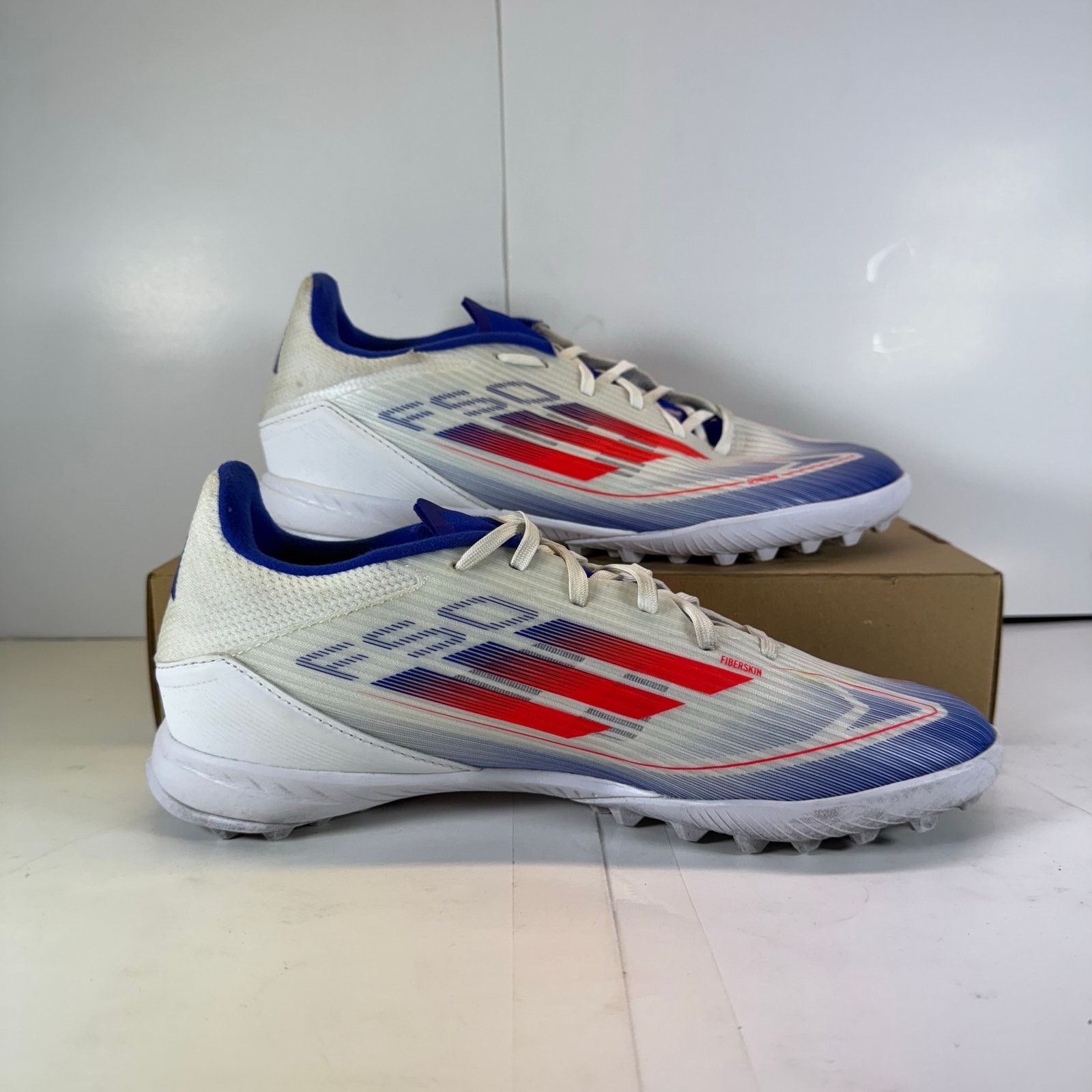 Adidas Adidas F50 Club Football White/Multicolor Size 7.5 Youth Size US 7.5 / IT 37.5 - 2 Thumbnail