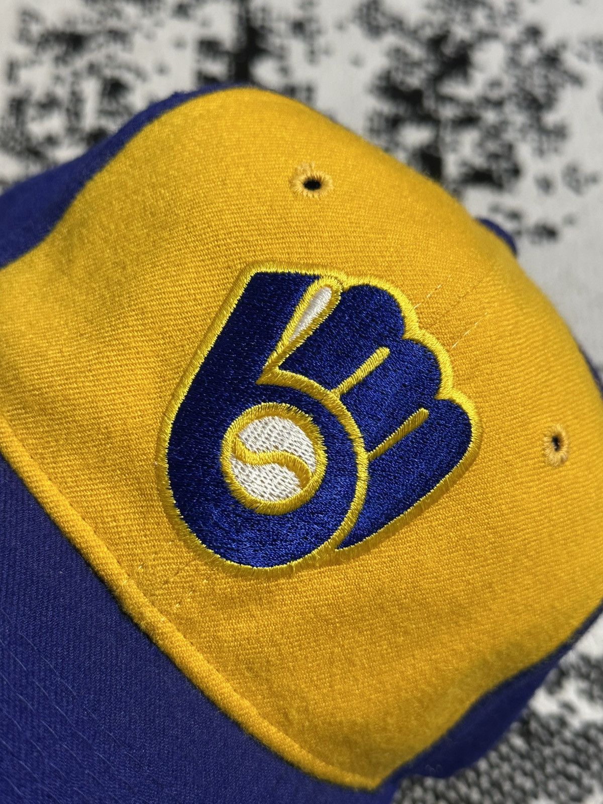 Sports Specialties Vintage Sports Specialties Milwaukee Brewers MLB Fitted Hat Size ONE SIZE - 2 Thumbnail