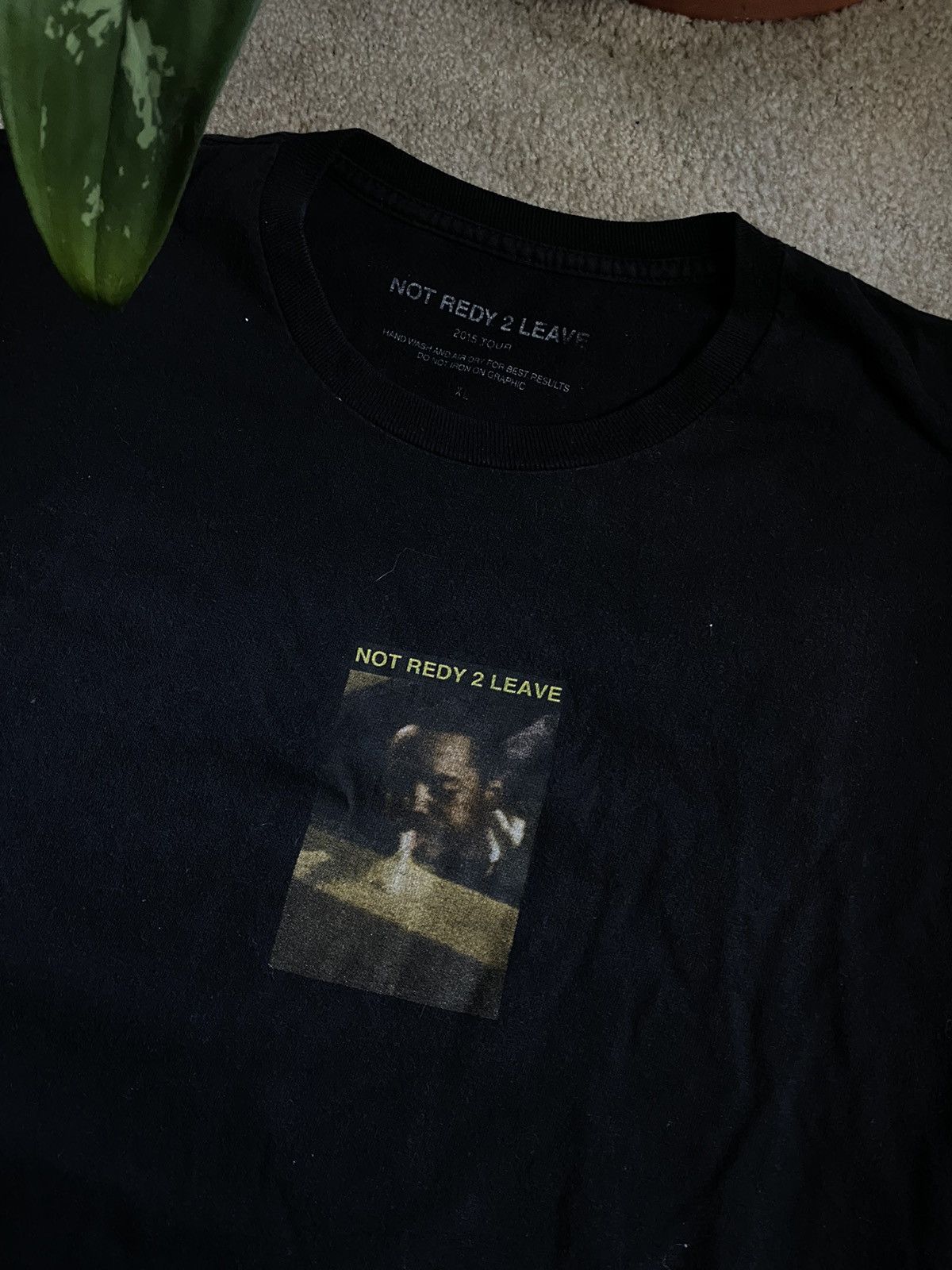 Golf Wang × Odd Future × Tyler The Creator 🖤RARE🖤2015 Earl Sweatshirt Not Redy 2 Leave Tour T Shirt Size US XL / EU 56 / 4 - 2 Thumbnail