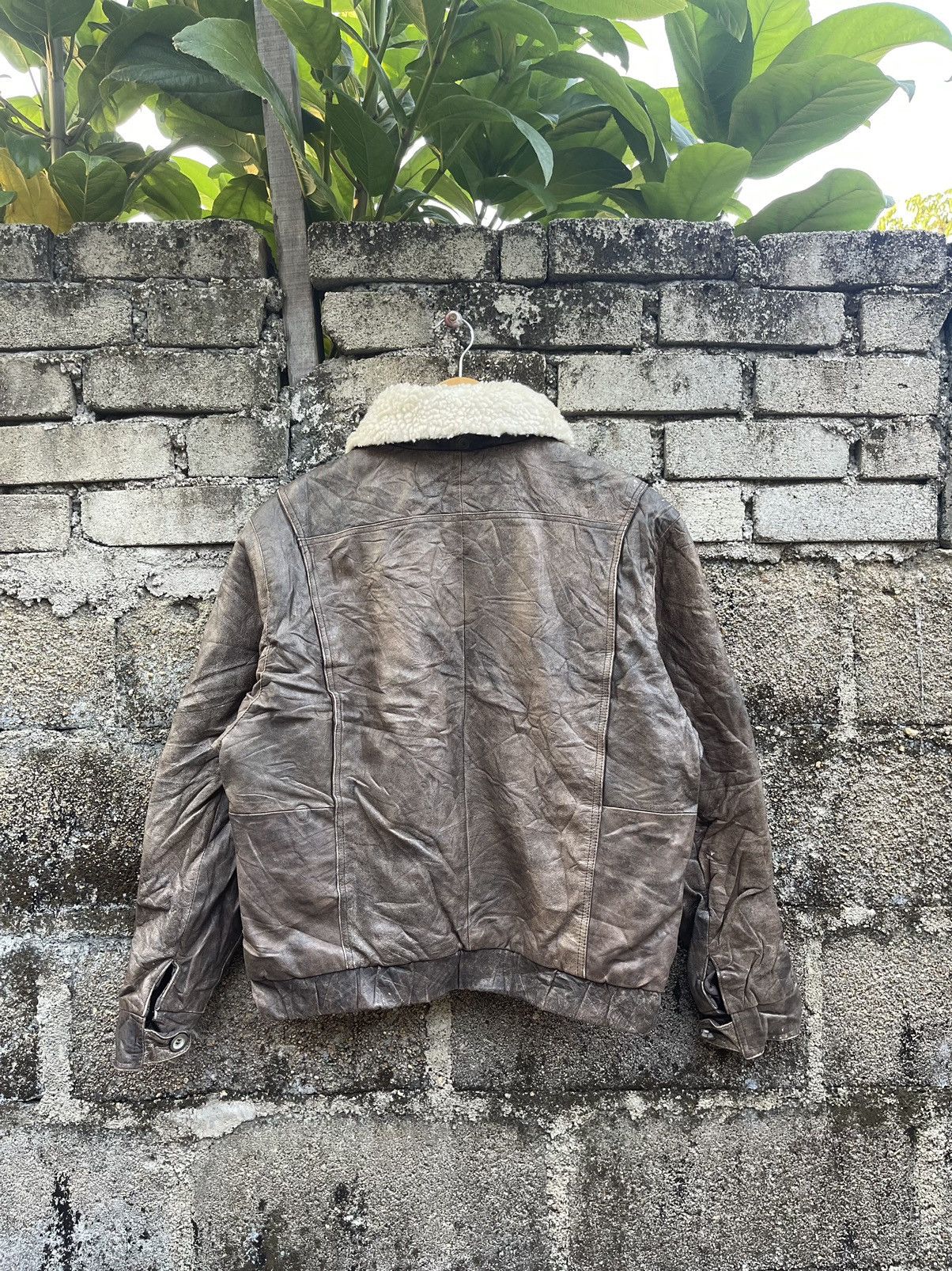 Japanese Brand × Vintage VINTAGE CLIPPER MIST SHEARLING SHERPA LEATHER JACKET Size US M / EU 48-50 / 2 - 2 Thumbnail