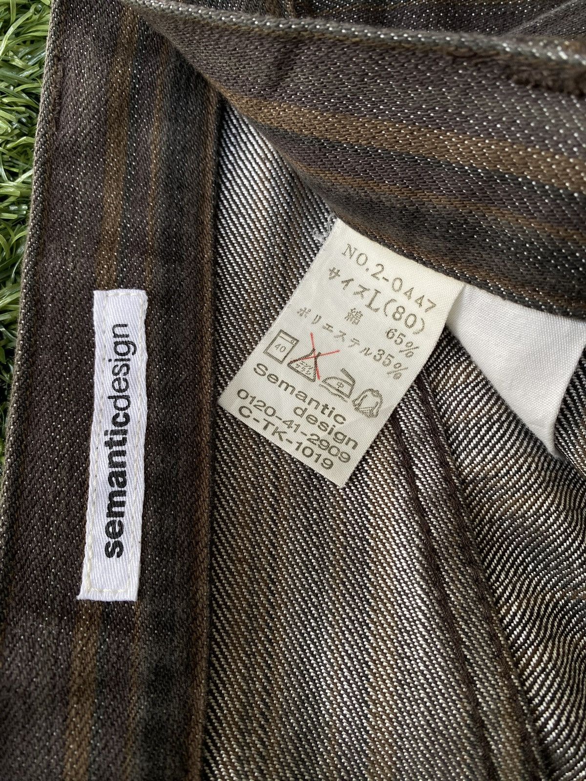 semanticdesign Y2K Semantic Design Striped Flared Pants Size US 32 / EU 48 - 17 Thumbnail