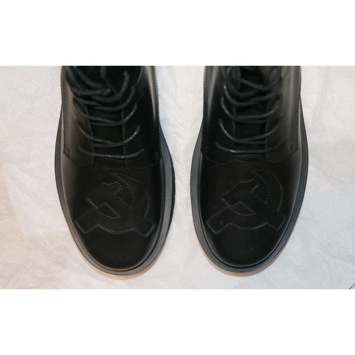 Enfants Riches Deprimes Enfants Riches Déprimés Sickle and Hammer USSR Winona Boots Size US 11 / EU 44 - 3 Thumbnail