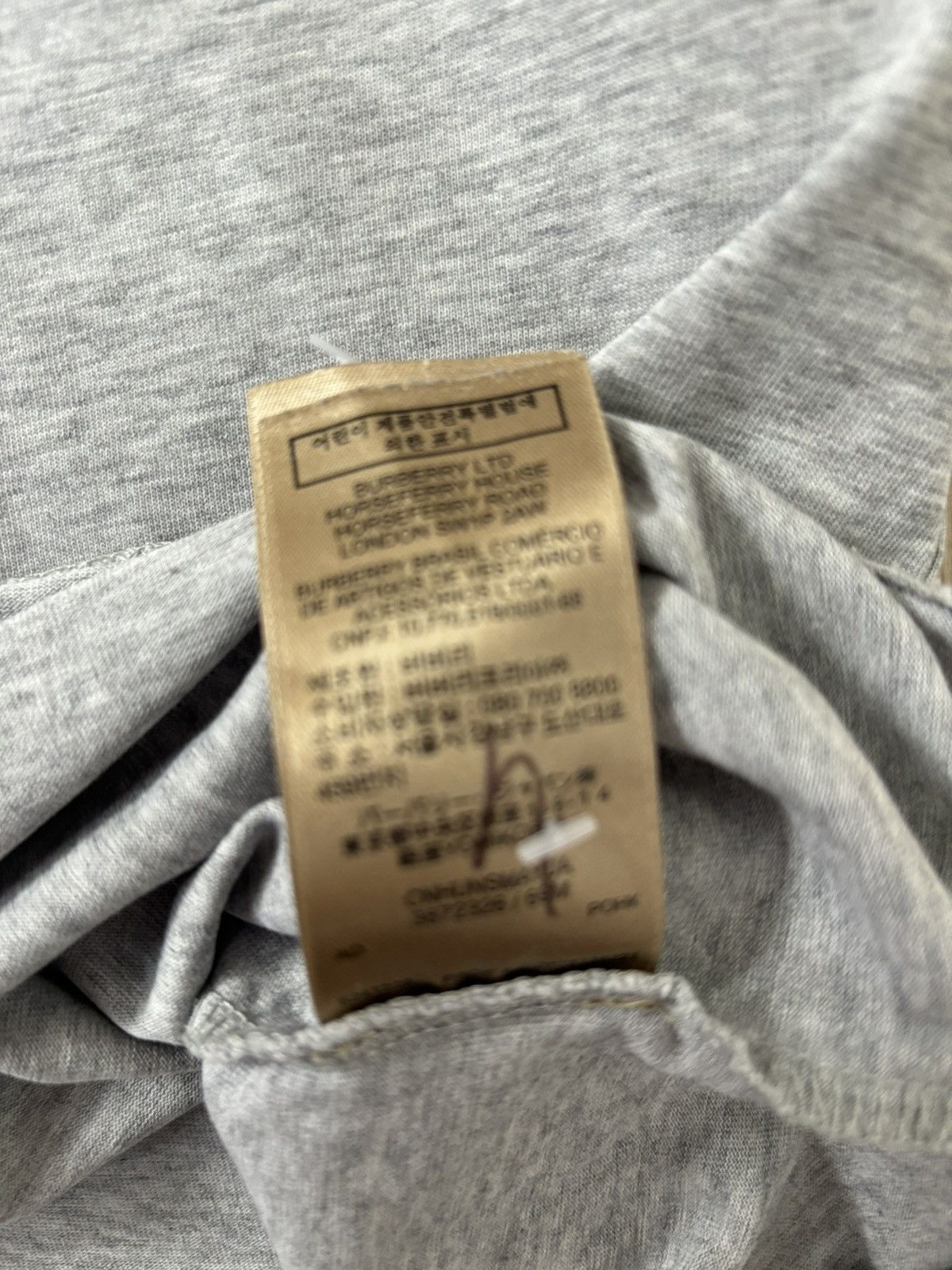 Burberry Burberry y2k men’s T shirt rare Size US XL / EU 56 / 4 - 8 Thumbnail
