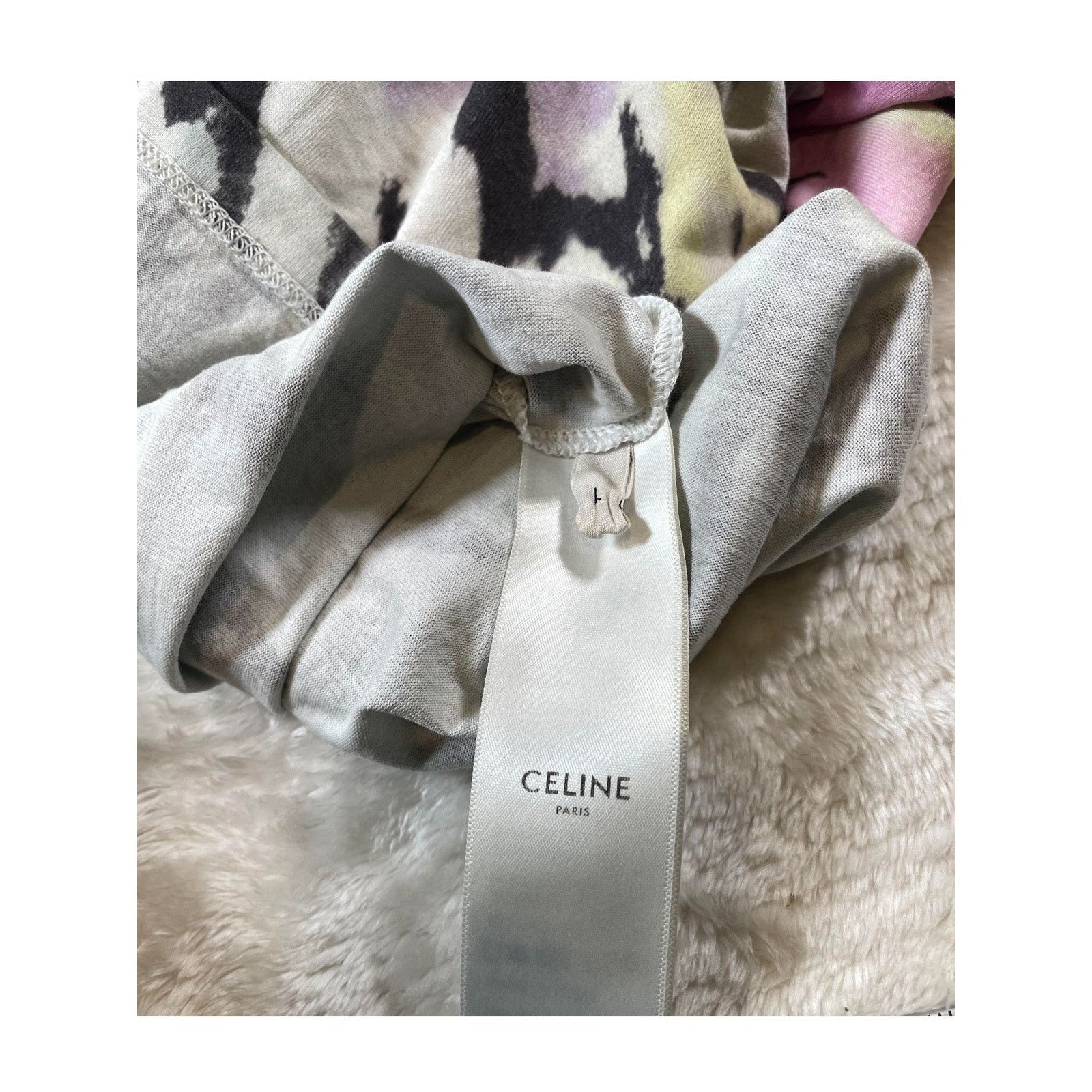 Celine Celine Tie Dye Tee Size US L / EU 52-54 / 3 - 3 Thumbnail