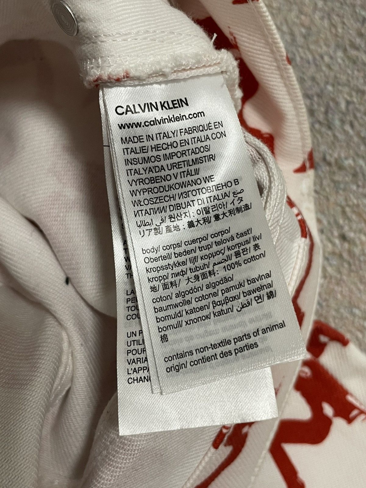 Calvin Klein Calvin Klein x Raf Simons Brook Shields Print Jeans Size 25" / US 0 / IT 36 - 9 Thumbnail