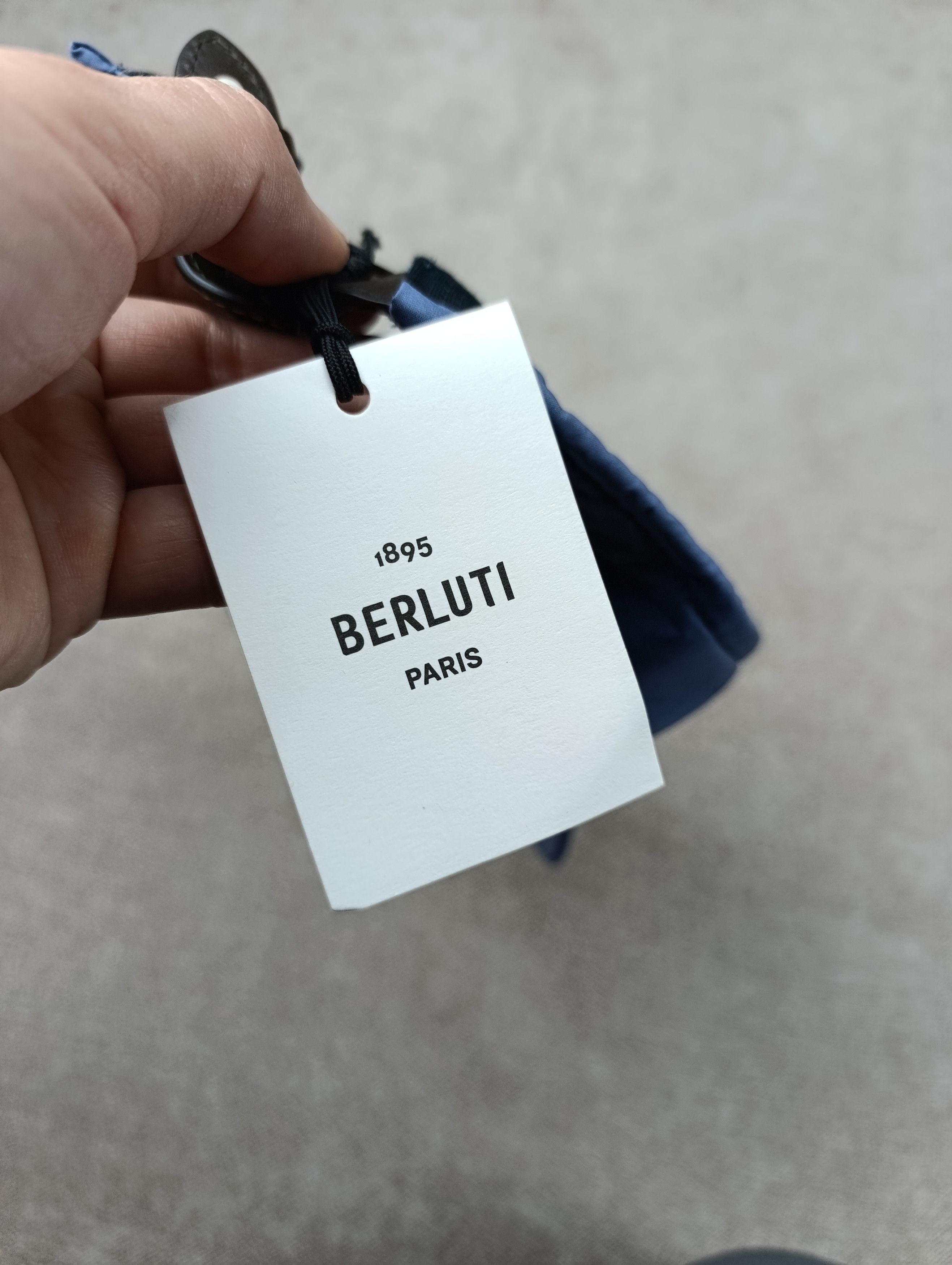 Berluti BERLUTI GOLF CAPSULE – SS23 VISOR CAP STORM BLUE Size ONE SIZE - 11 Thumbnail