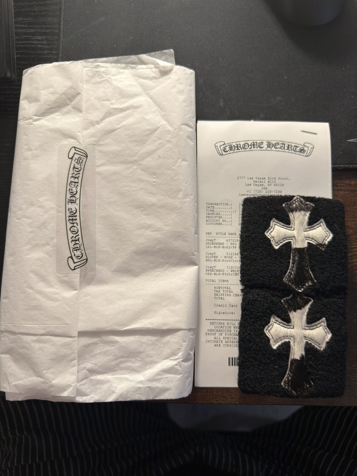Chrome Hearts Chrome Hearts Zebra Hoc Cemetery Sweatband Size ONE SIZE - 1 Thumbnail