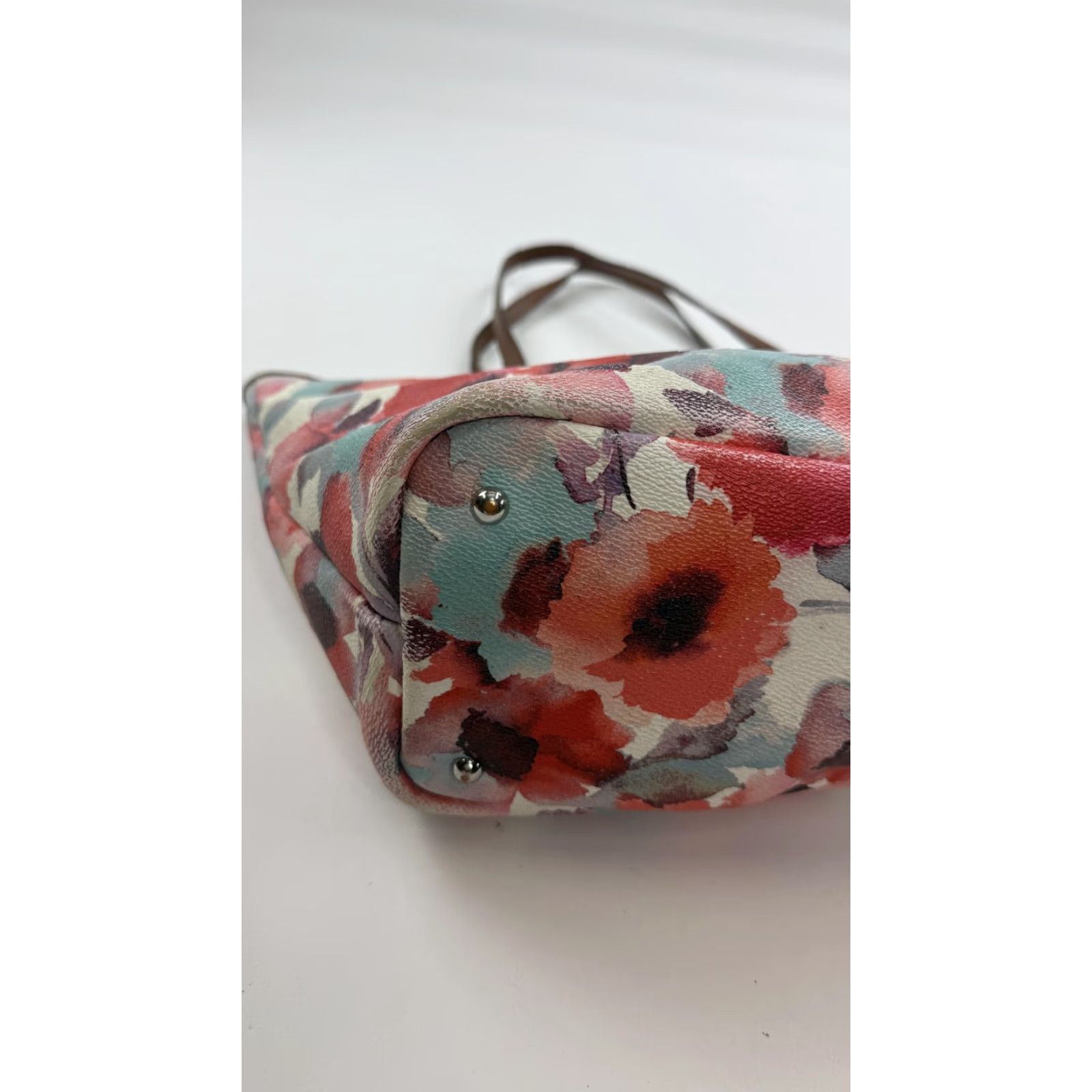 Ralph Lauren Ralph Lauren Tote Bag Womens Floral Watercolor Zip Top Shoulder RLL Logo Size L / US 10 / IT 46 - 4 Thumbnail