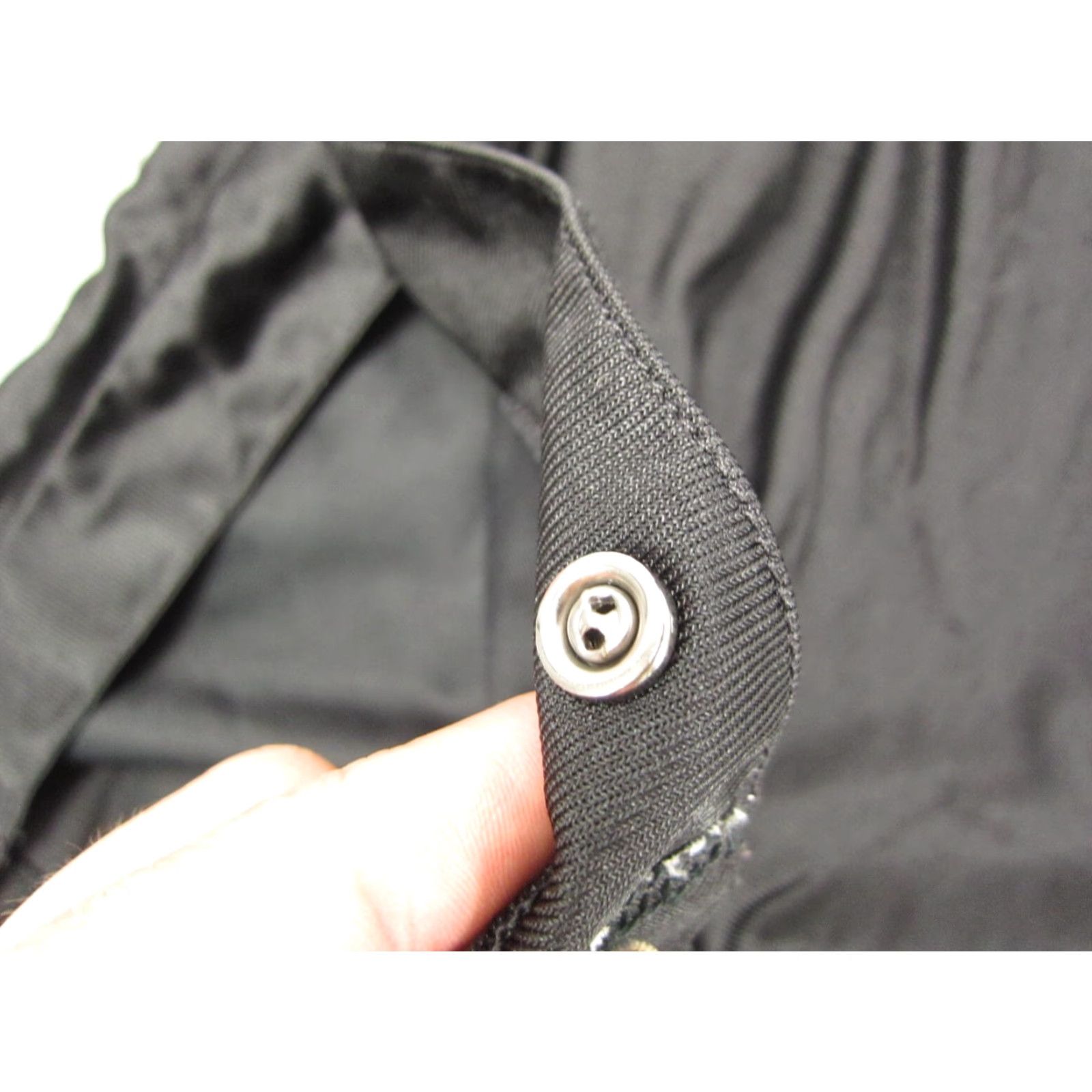 Nike VINTAGE Nike Pants Mens 3XL Black Snap Button 90s Warmup Made in USA Team Size US 39 - 4 Thumbnail