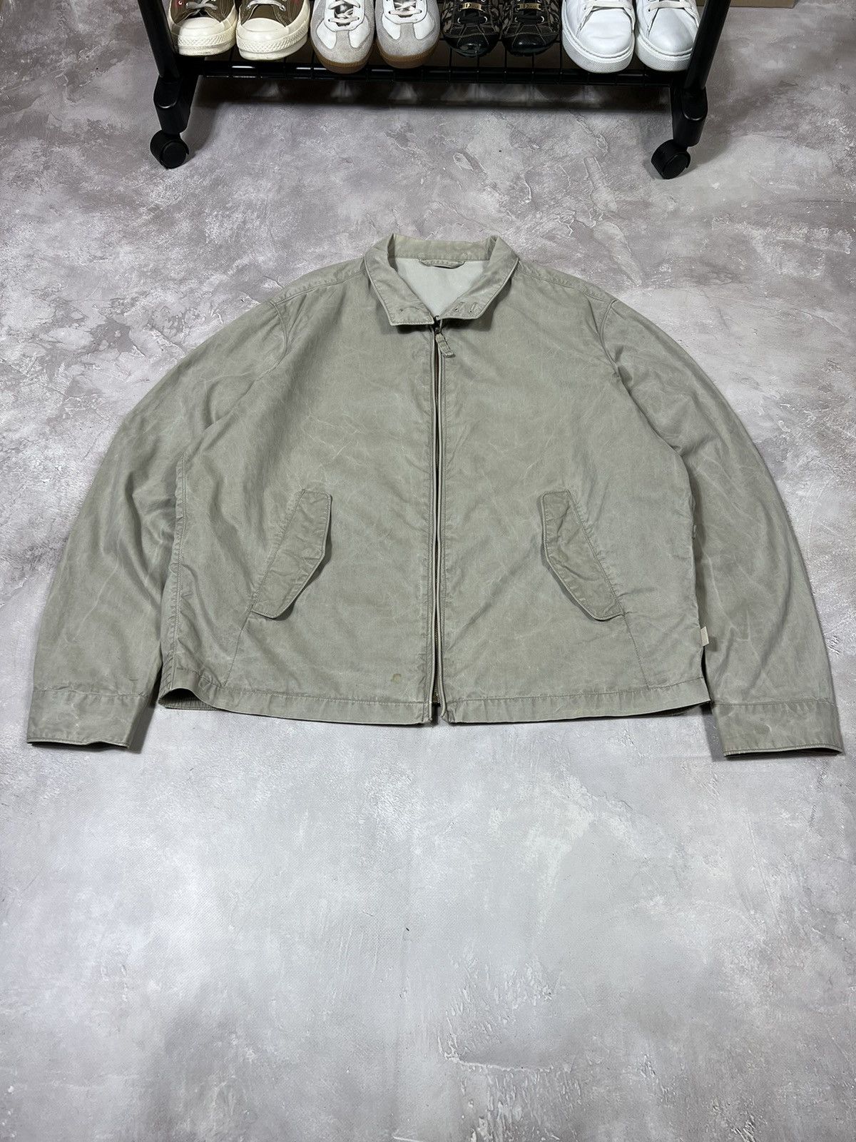 Vintage Vintage Polo Ralph Style Belfe Washed Baggy Jacket Size US M / EU 48-50 / 2 - 2 Thumbnail