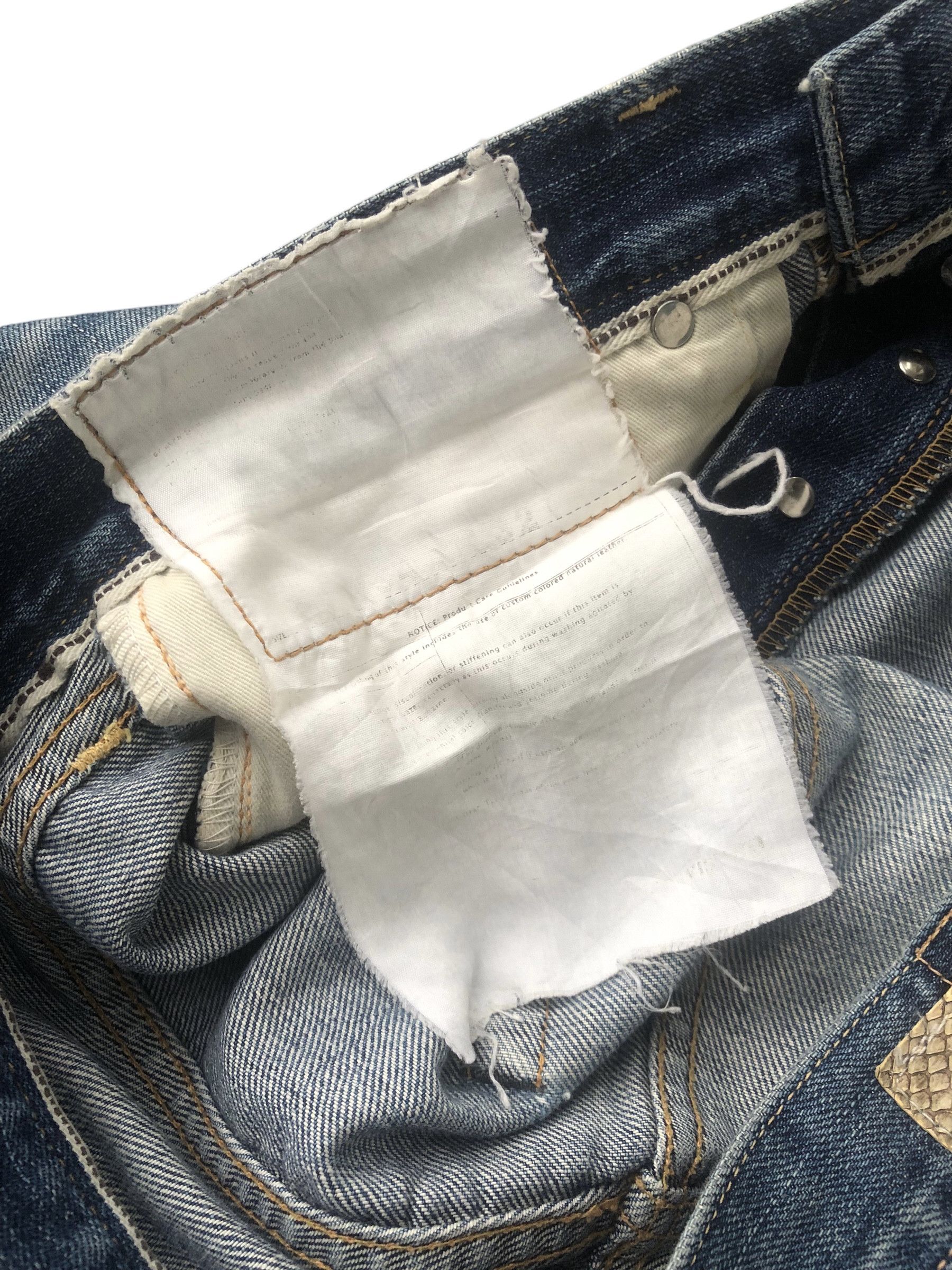 Visvim 💯Rare VISVIM Fluxus 00 damaged-1 d1 denim Selvedge Jeans Size US 34 / EU 50 - 12 Thumbnail