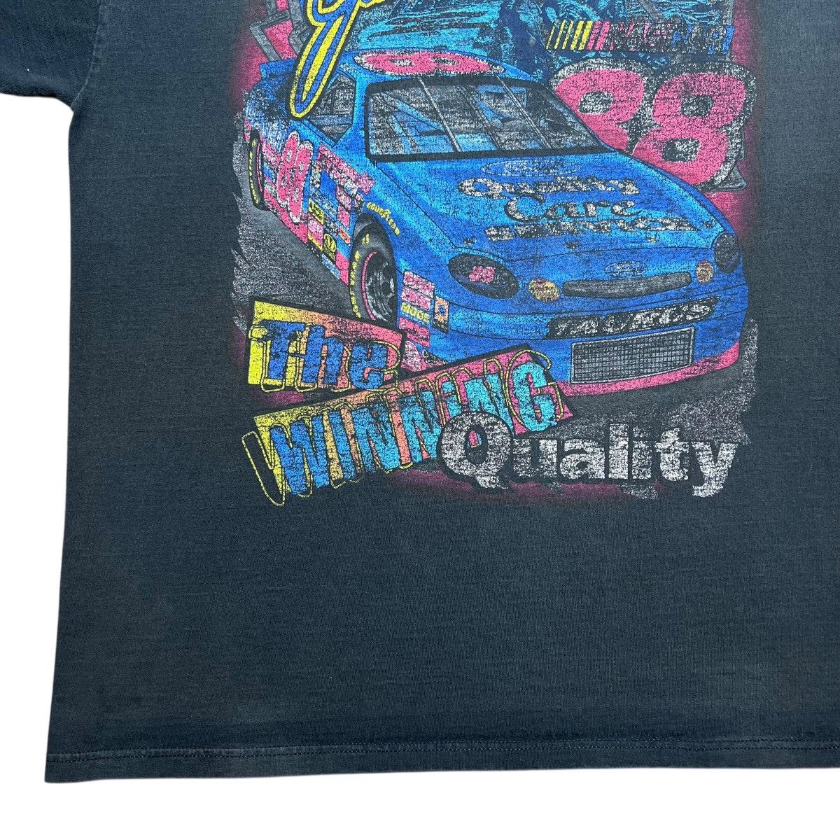 Chase Authentics × NASCAR × Vintage 1990s Nascar Dale Jarrett 88 The Winning Quality Graphic Tee Size US L / EU 52-54 / 3 - 6 Thumbnail