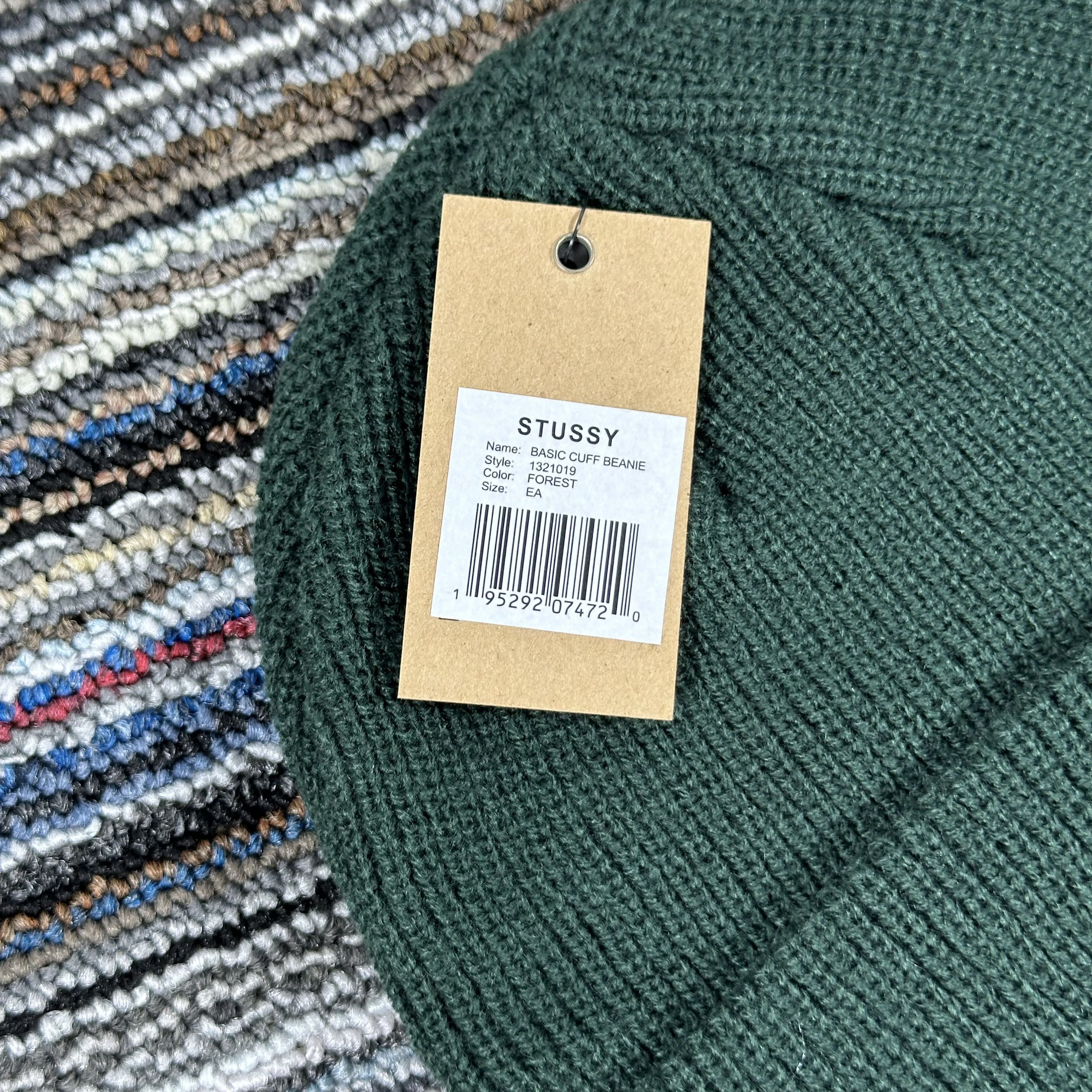 Stussy STUSSY BASIC CUFF BEANIE HAT / FOREST Size ONE SIZE - 4 Thumbnail