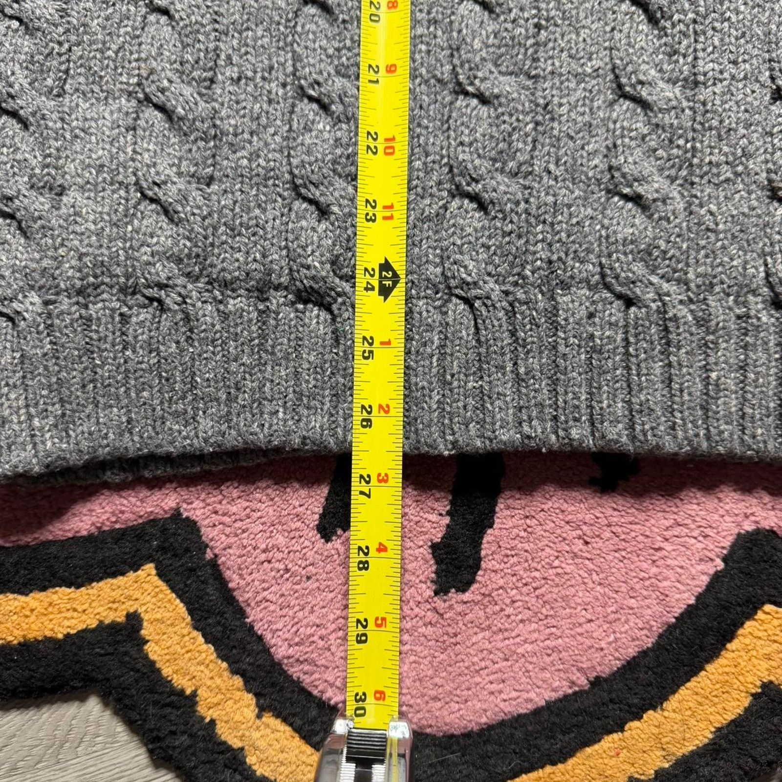 Old Navy × Vintage Vintage Y2K Old Navy V-neck Knit Sweater Size XL Grey Size US XL / EU 56 / 4 - 5 Thumbnail