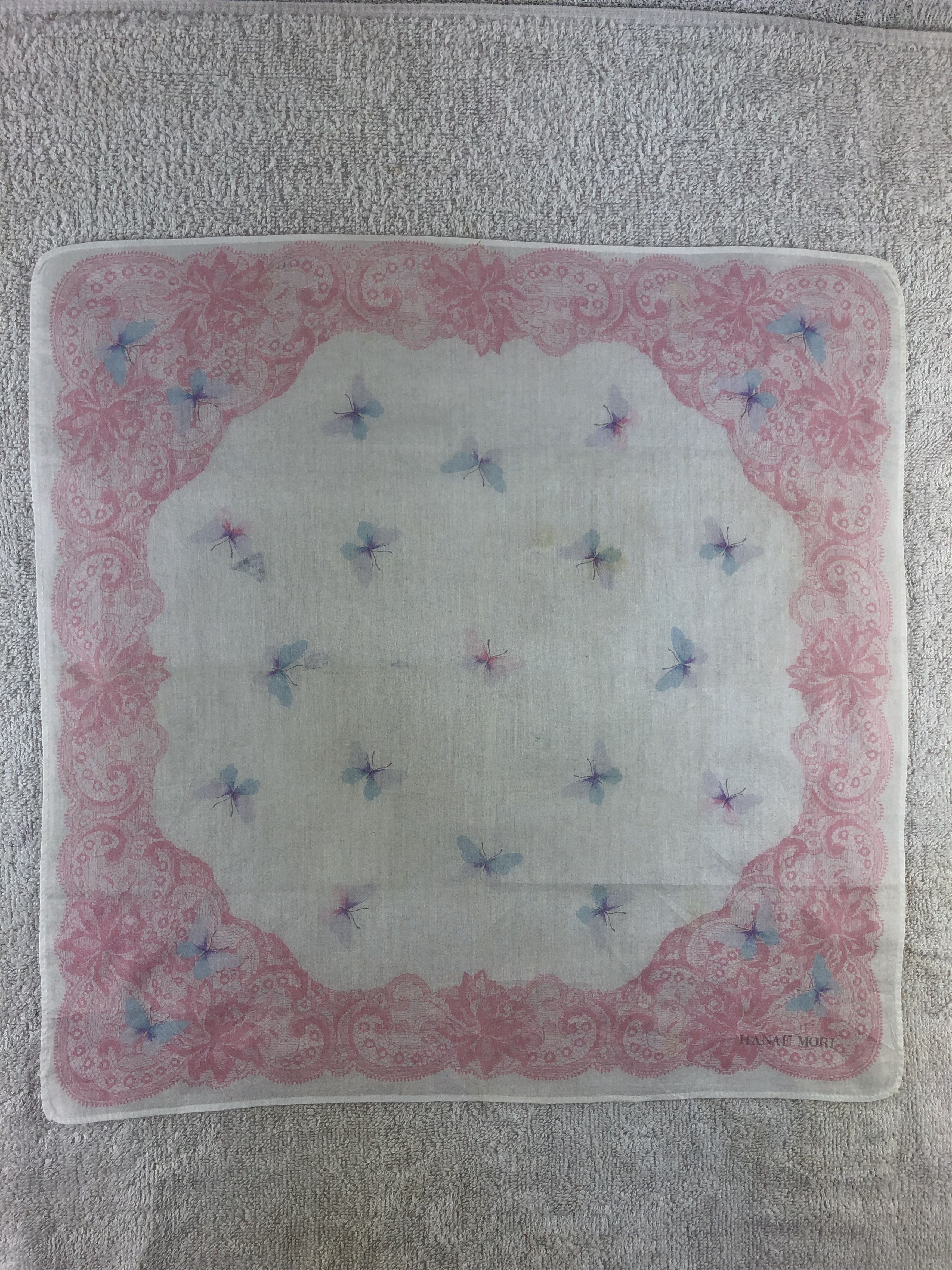 Hanae Mori × Japanese Brand × Vintage Hanae Mori Handkerchief / Bandana / Neckerchief Size ONE SIZE - 3 Thumbnail