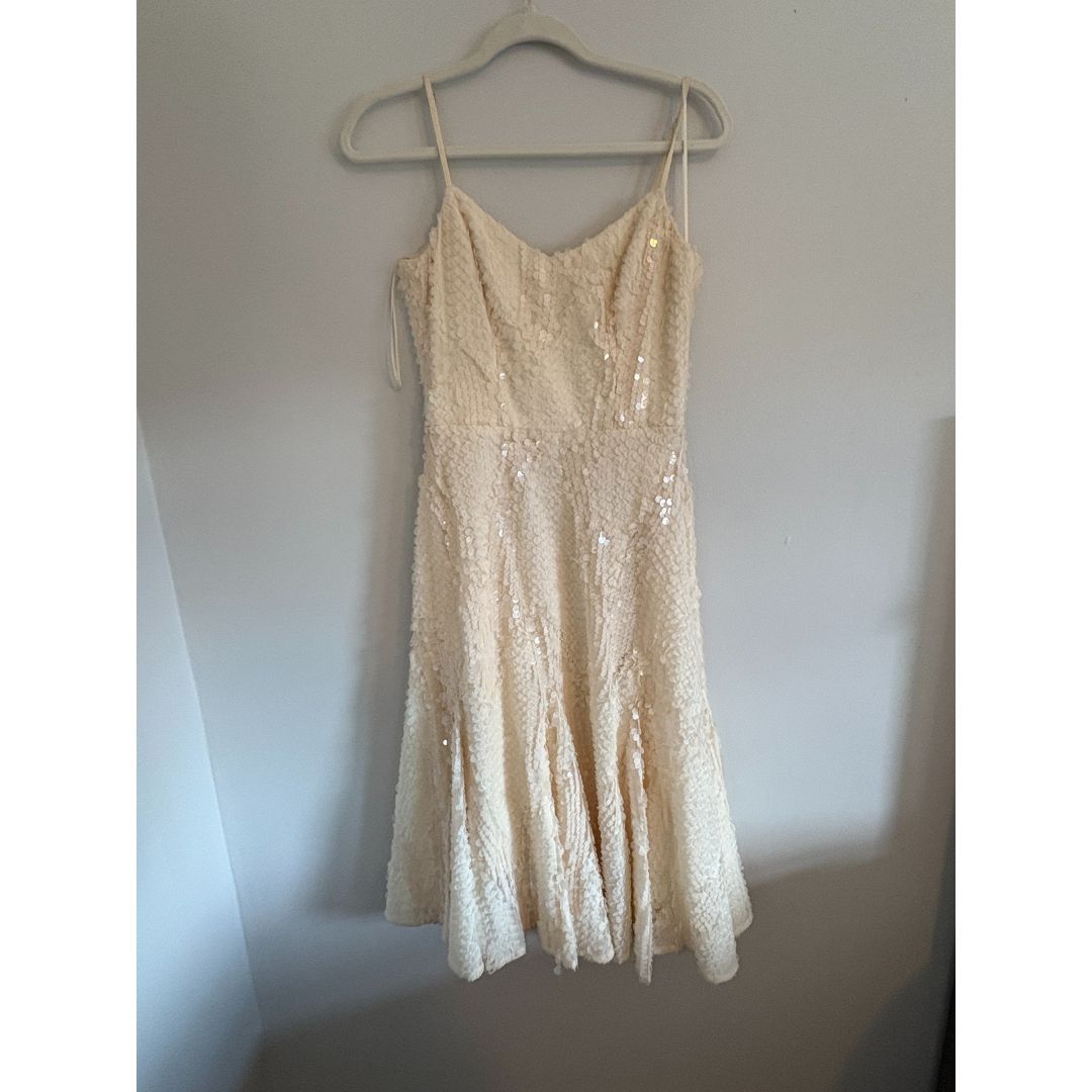 Dress the Population Dress the Population Flora Sequin Fit & Flare Midi Dress Size S / US 4 / IT 40 - 7 Thumbnail