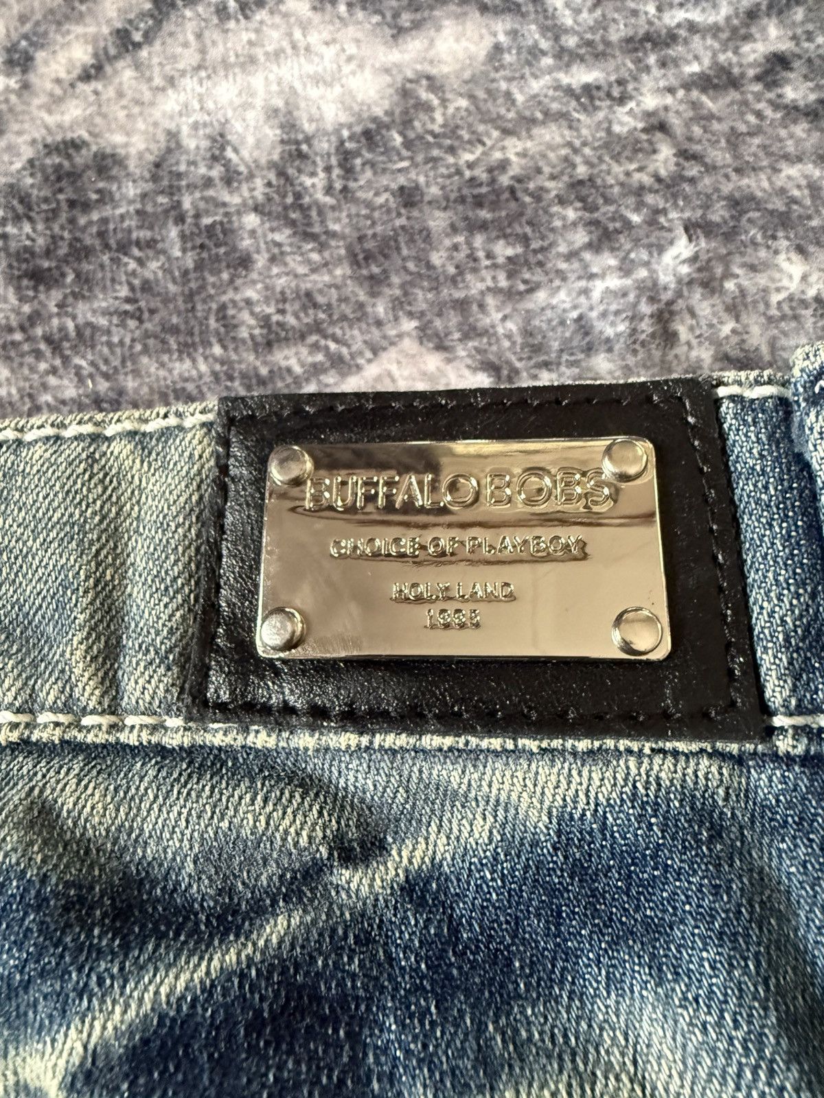 GOSTAR DE FUGA Buffalo bobs japan heavy claw mark studded flared jeans Size US 32 / EU 48 - 21 Thumbnail