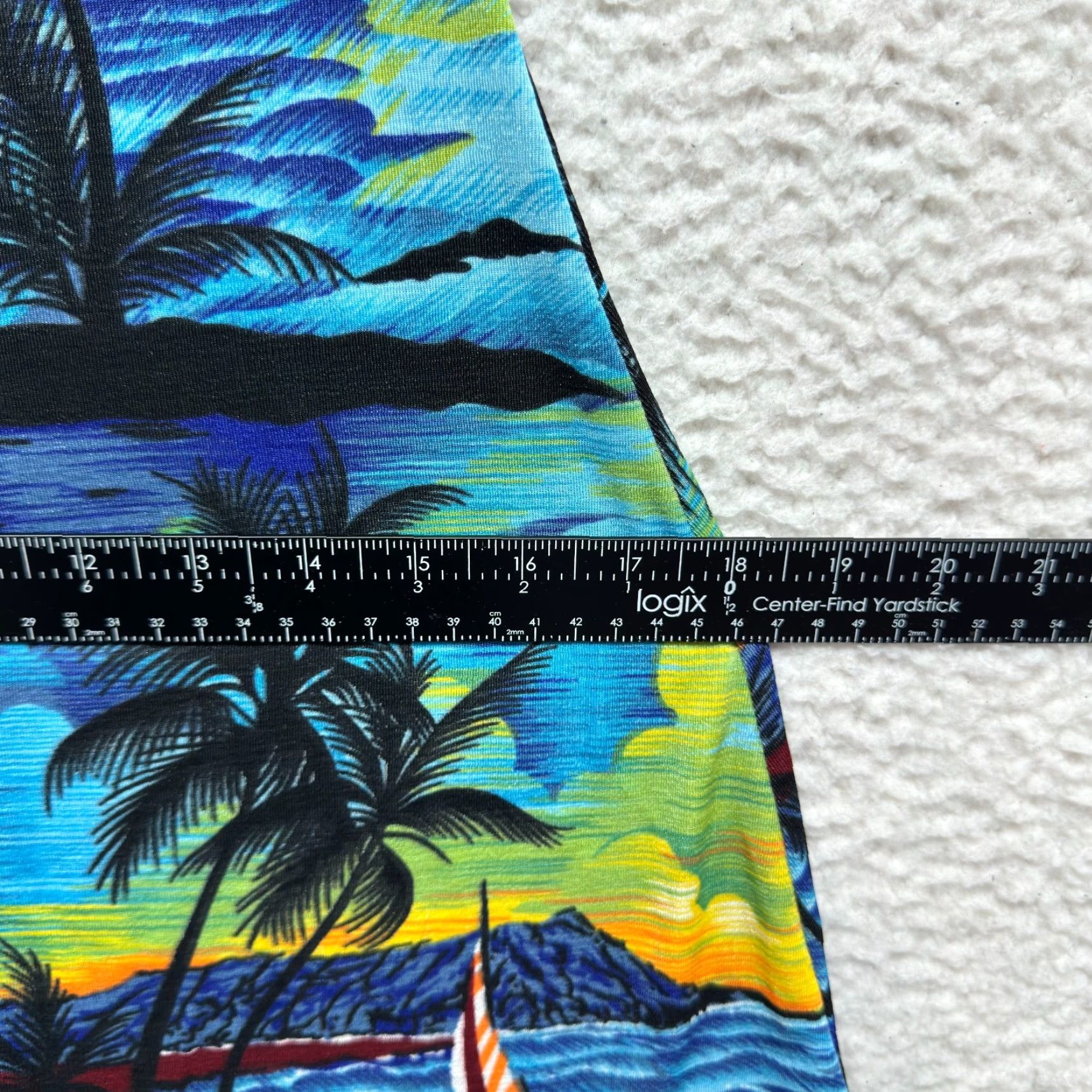 Vintage VINTAGE 90s Y2K Hawaiian Mini Dress M Blue Tropical Floral Grunge Women’s M Size M / US 6-8 / IT 42-44 - 7 Thumbnail