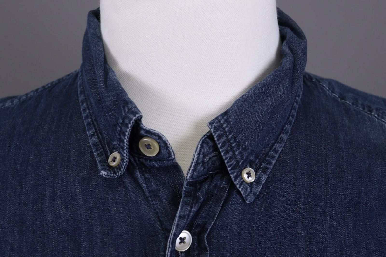 Carhartt Carhartt L/S Civil Shirt Blue Denim Overshirt Shir Sz L Size US L / EU 52-54 / 3 - 5 Thumbnail