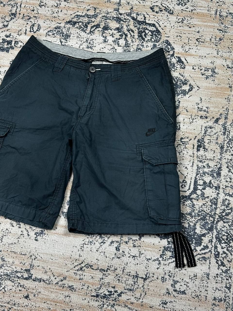 Vintage Vintage Nike Cargo Shorts Pants y2k Style Drill Baggy Size US 32 / EU 48 - 2 Thumbnail