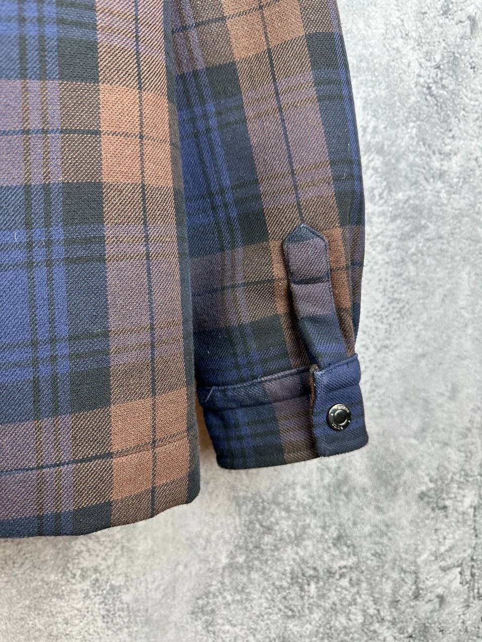 Reiss REISS Etzio Zip-Up Through Checked Overshirt Jacket Wool Size US S / EU 44-46 / 1 - 9 Thumbnail