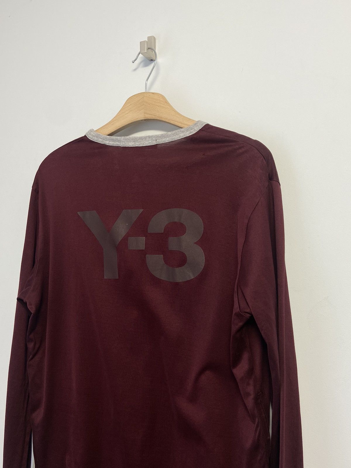 Yohji Yamamoto Yohji Yamamoto Long Sleeve Big Logo Size US L / EU 52-54 / 3 - 4 Thumbnail