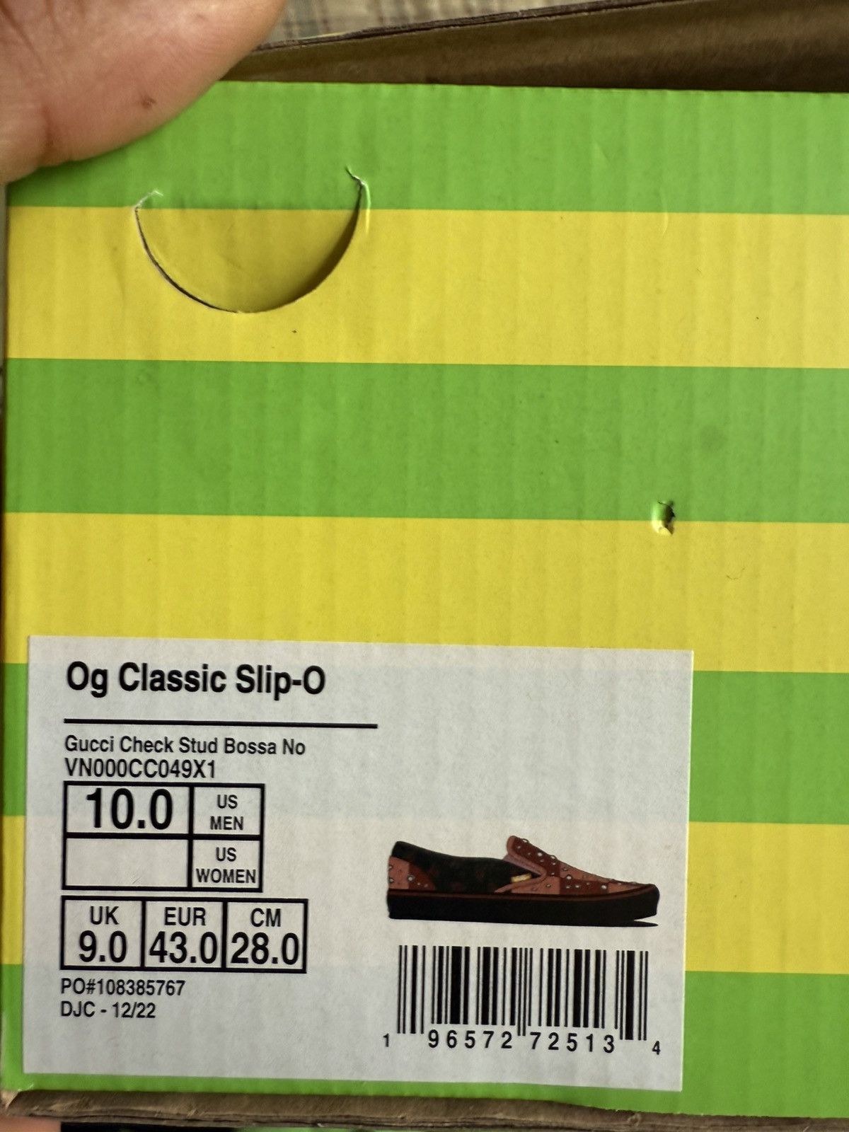 Vans Vans vault x Gucci Slip on Size US 10 / EU 43 - 7 Thumbnail