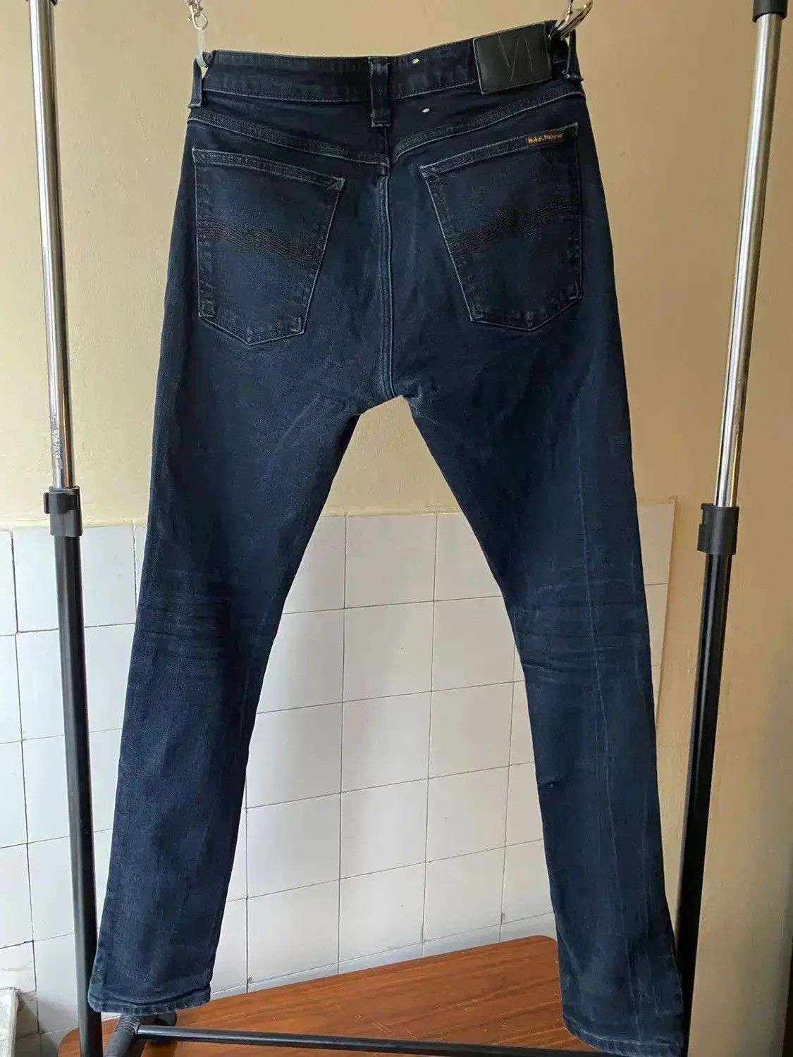 Nudie Jeans Nudie Jeans Skinny Lin Black Black jeans size W 32 L 32 Size US 32 / EU 48 - 2 Thumbnail