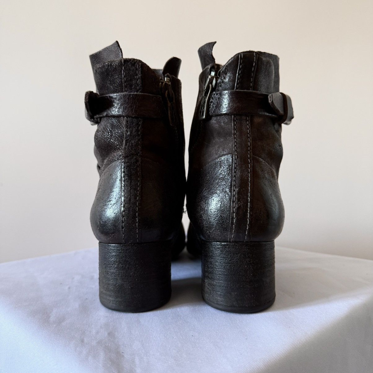 Dirk Bikkembergs AS 98 Airstep Vintage Ankle Straps Boots Rick Owens Vibe Size US 9 / IT 39 - 9 Thumbnail