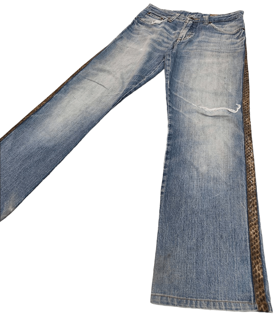 semanticdesign Semantic Side Tape Distressed Denim Size US 30 / EU 46 - 2 Thumbnail