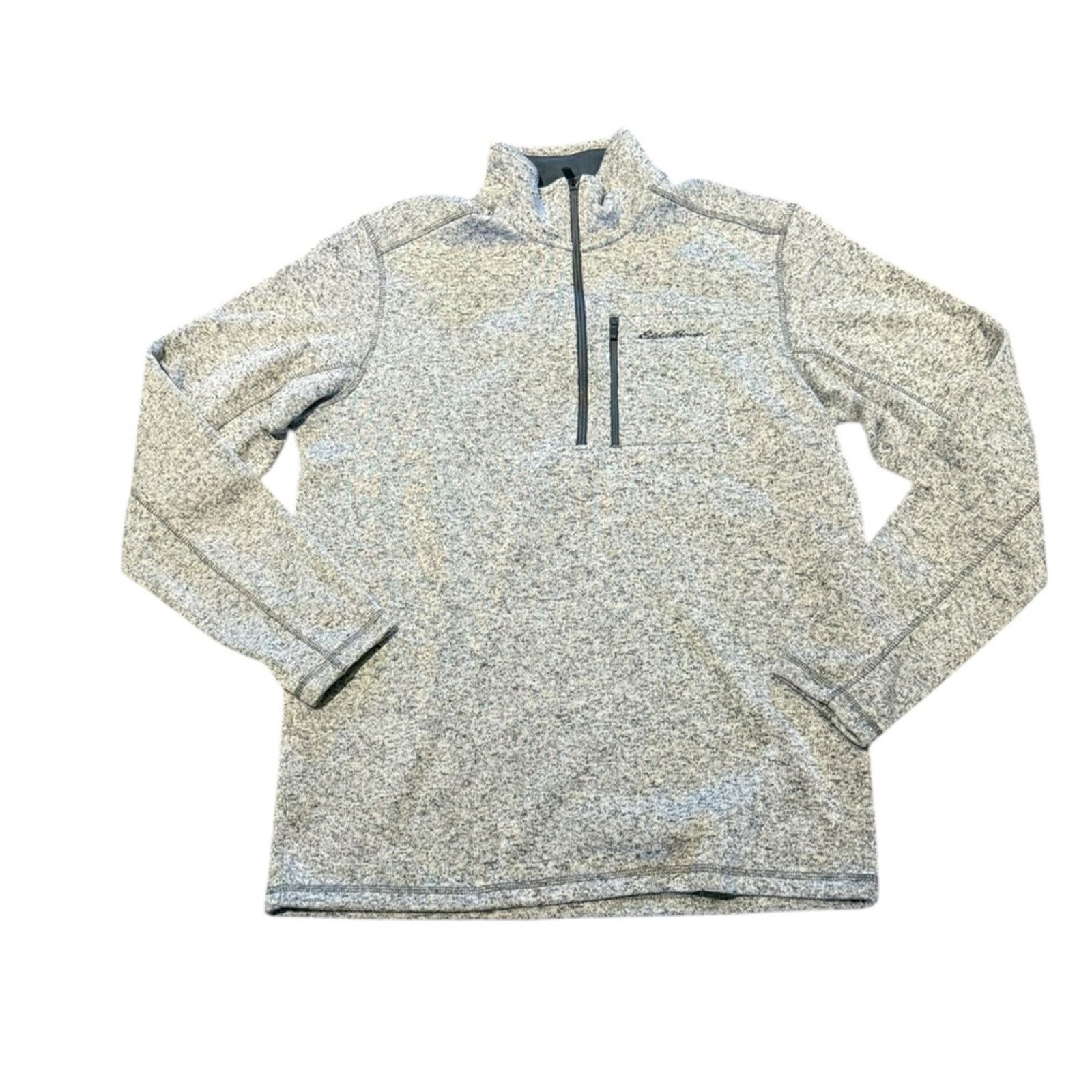 Eddie Bauer Eddie Bauer Large Tall Quarter Zip Fleece Lined Pullover Size US L / EU 52-54 / 3 - 1 Thumbnail