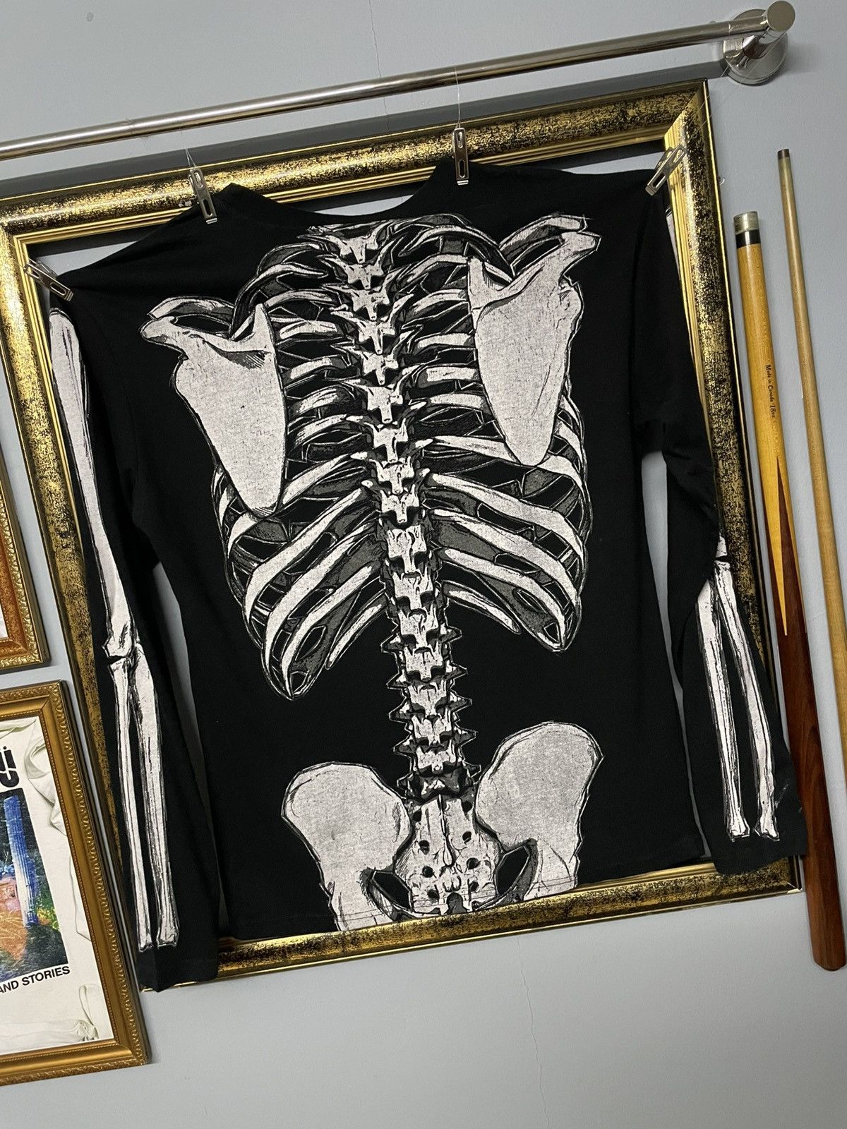 Designer × Japanese Brand × Vintage Vintage Japan Designer Halloween Spirit Skeleton Fullprint Size US M / EU 48-50 / 2 - 7 Thumbnail