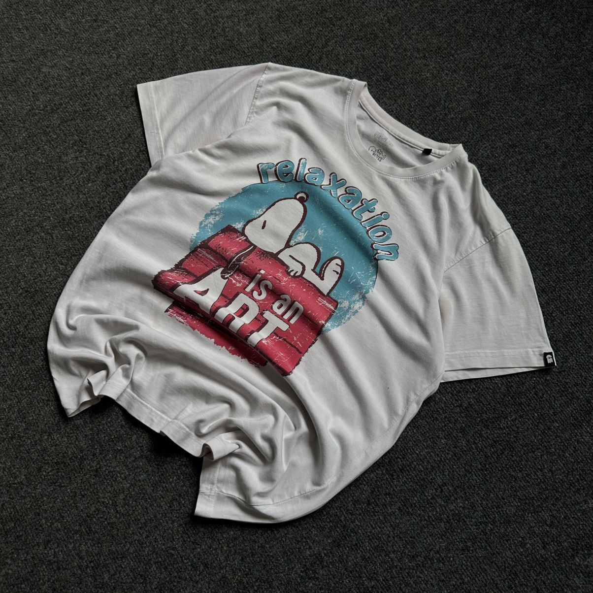 Peanuts VTG Man Snoopy Peanuts Relaxation is an Art T-shirt Vintage Size US M / EU 48-50 / 2 - 1 Thumbnail