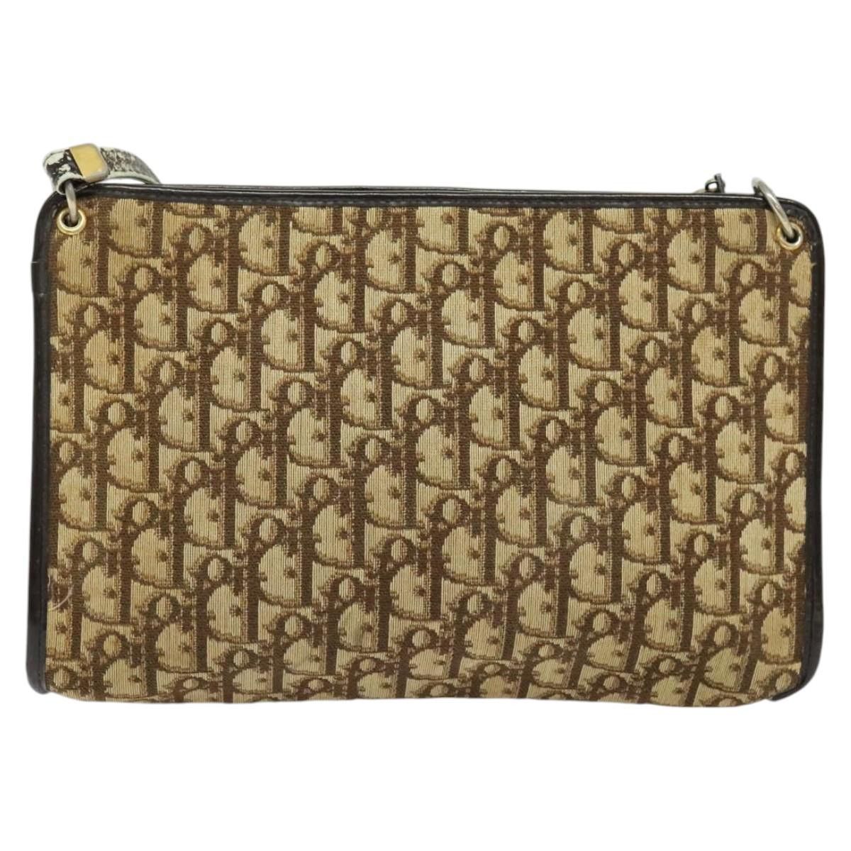 Dior DIOR Trotter Canvas Shoulder Bag Beige Size ONE SIZE - 2 Thumbnail