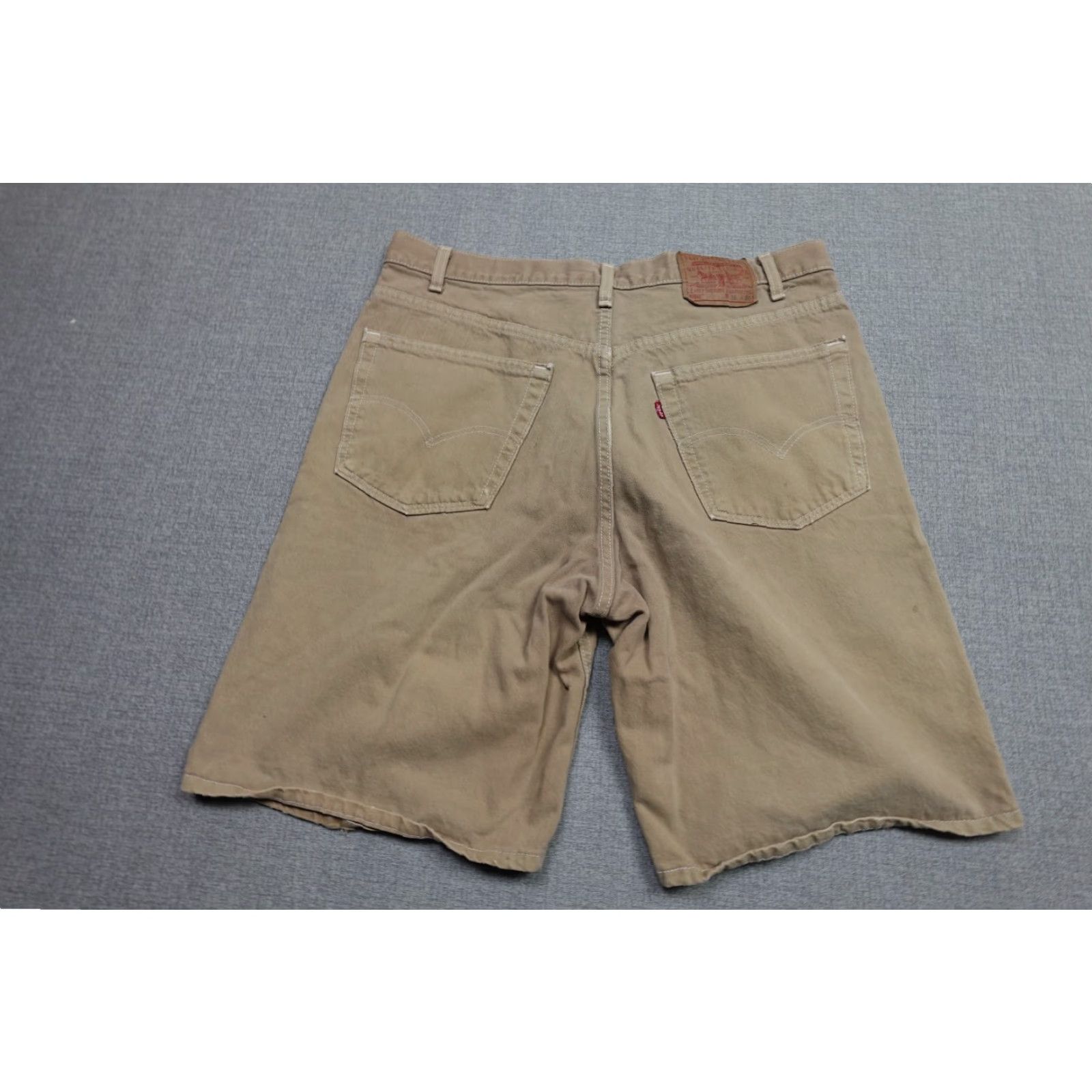 Levi's Vintage Levi's 550 Shorts Men 38 Beige Relaxed Fit Chino Light Loose Made in USA Size US 38 / EU 54 - 4 Thumbnail